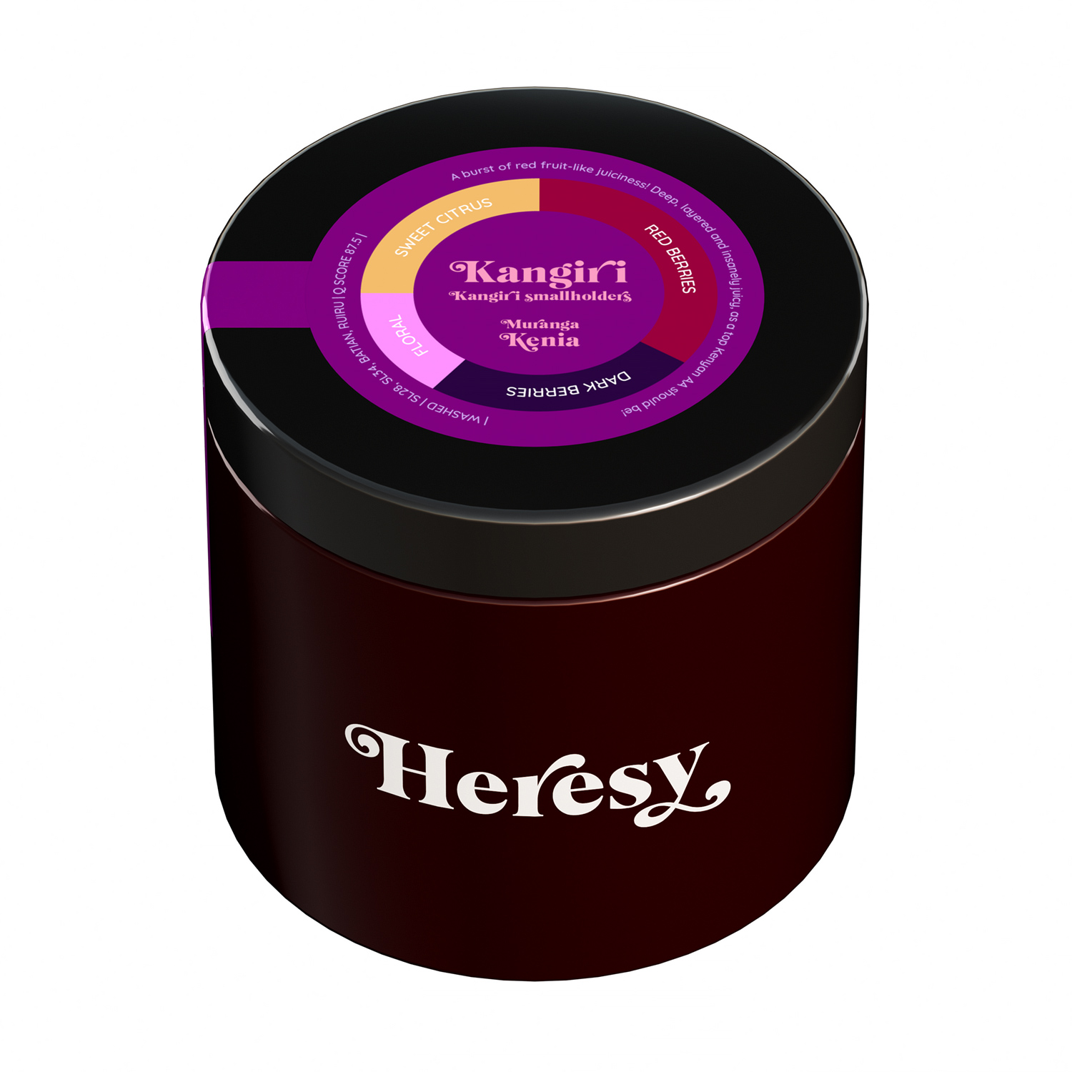 Heresy - kawa ziarnista Kenia Kangiri Washed Filter 252 g