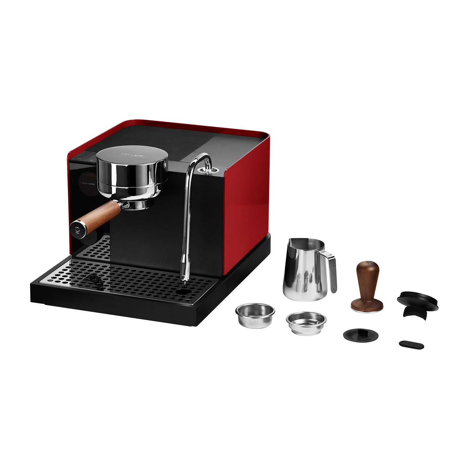 Fellow - Espresso Series 1 - Cherry Red with Walnut
