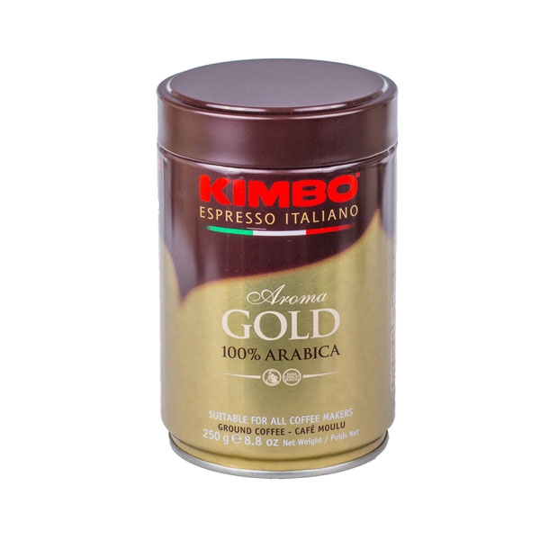 Kimbo Aroma Gold - Mielona - Puszka 250g