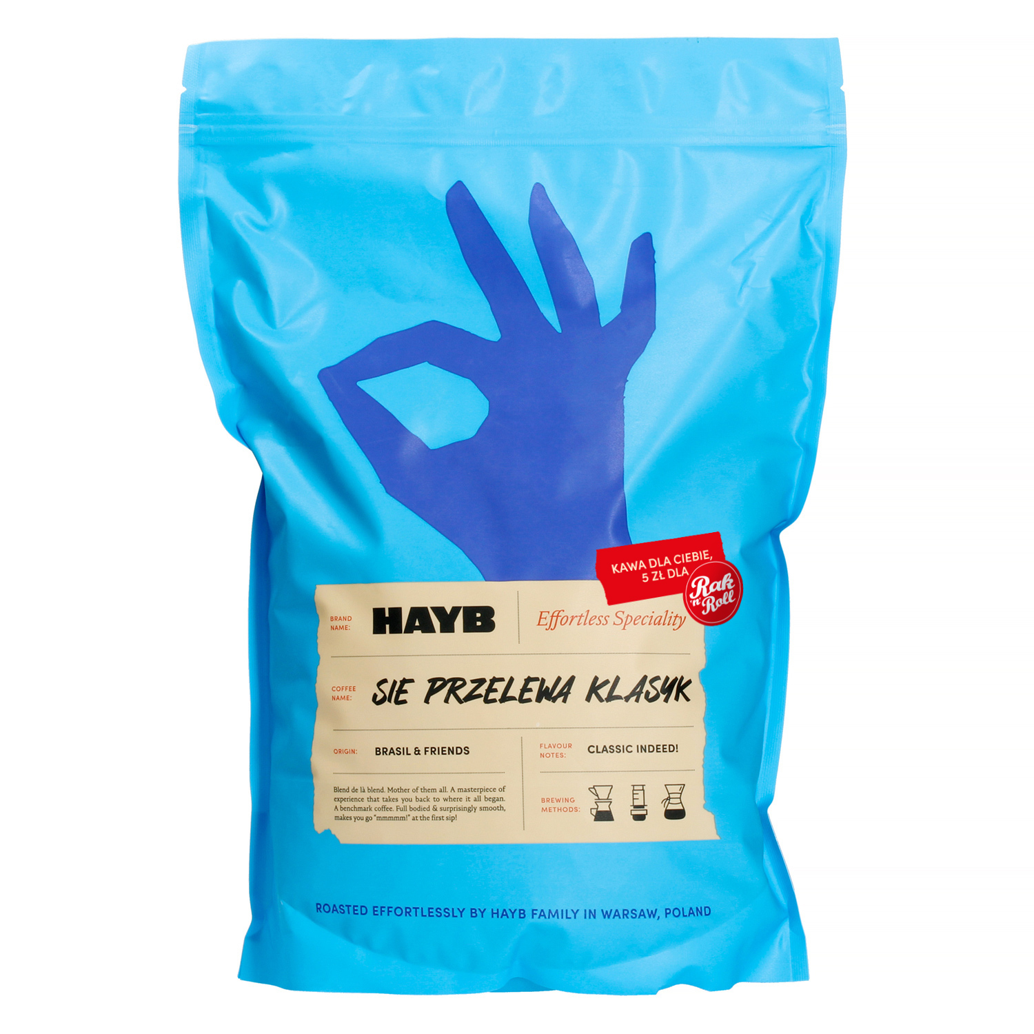 HAYB - SIE PRZELEWA Klasyk (Rak'n'Roll) Natural Filter 1 kg