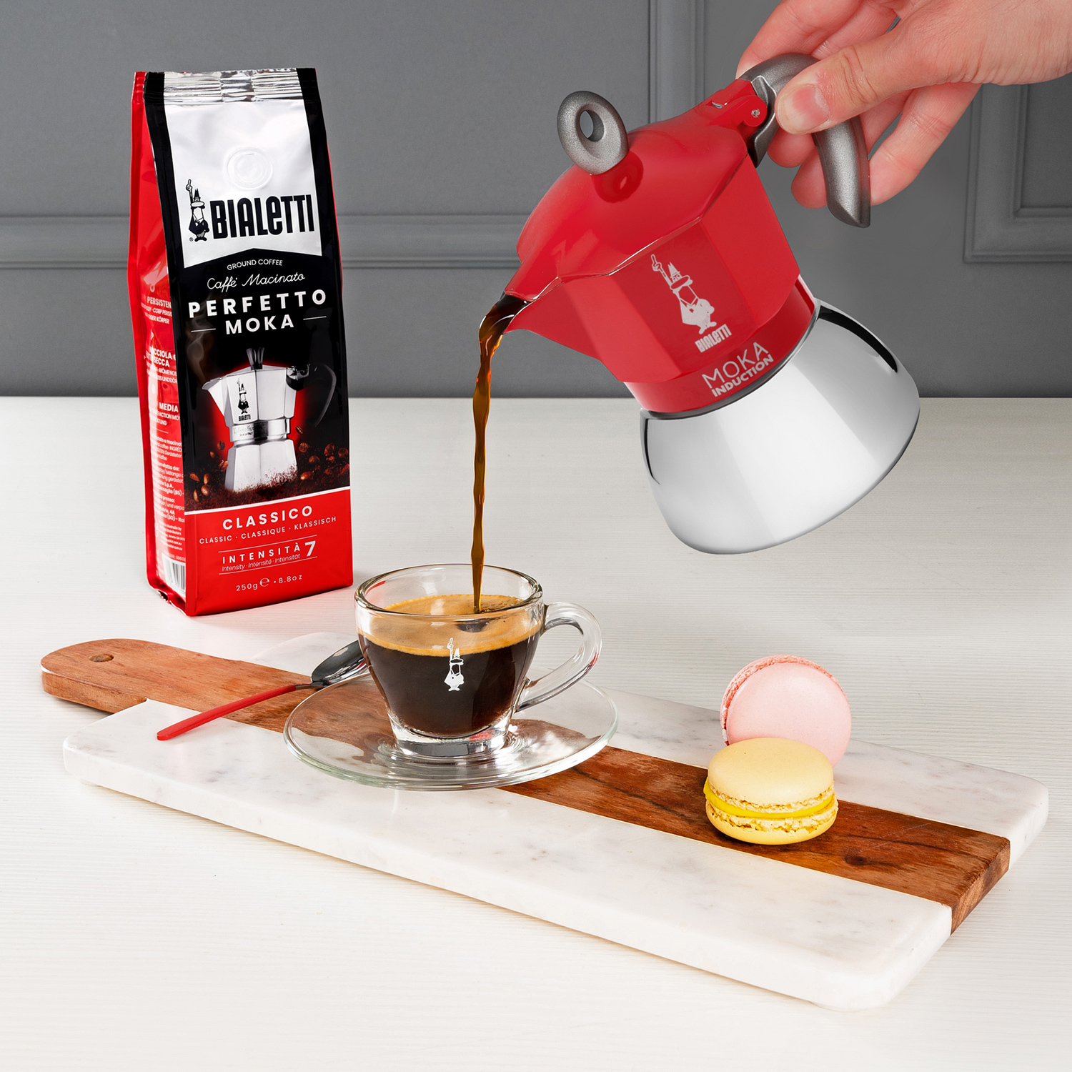 Bialetti New Moka Induction 4tz Red