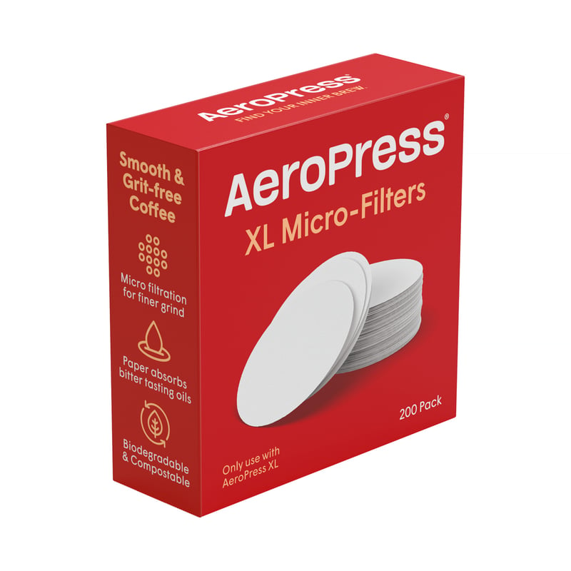 AeroPress XL Filters (200-Pack): Premium, Grit-Free, USA Made