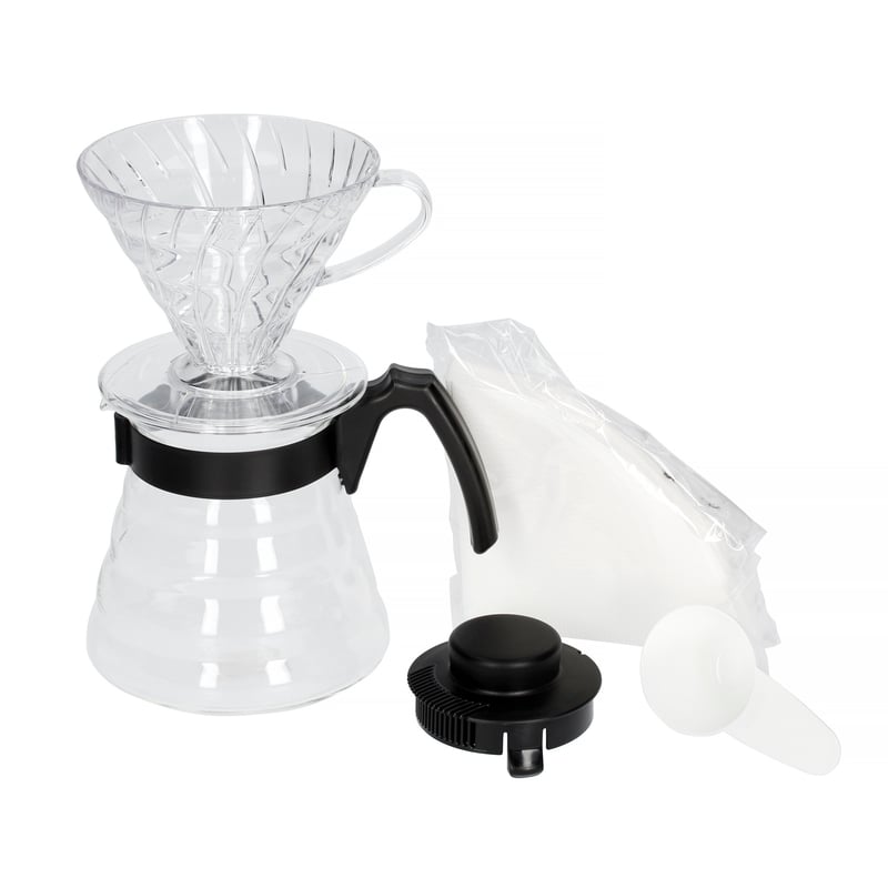 Hario V60 Craft Coffee Maker - dripper +  server  + filters