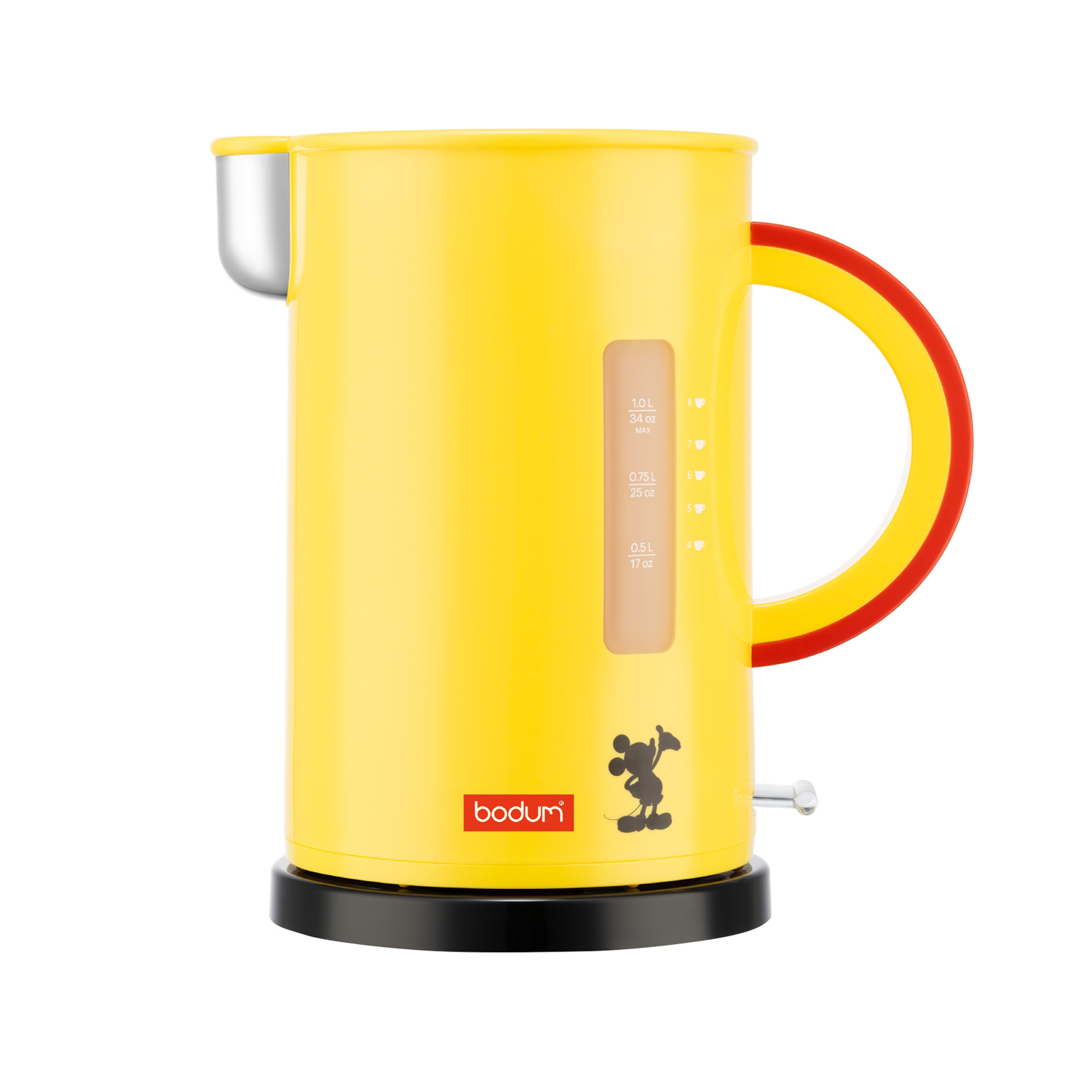 Bodum x MoMa - Czajnik elektryczny Ettore Disney Mickey Żółty 1l