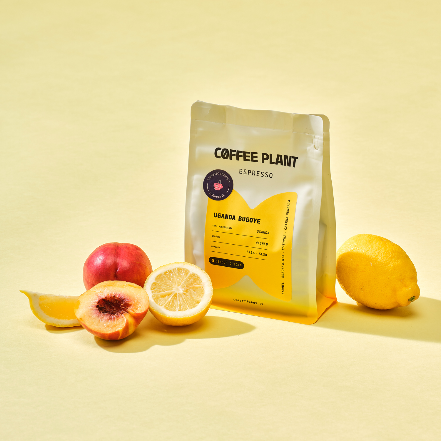 ESPRESSO MIESIĄCA: COFFEE PLANT - kawa ziarnista Uganda Bugoye Fully Washed Espresso 250 g