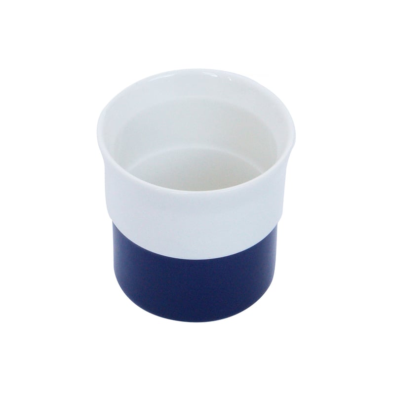 April - Ceramic Cup 200ml White-Navy