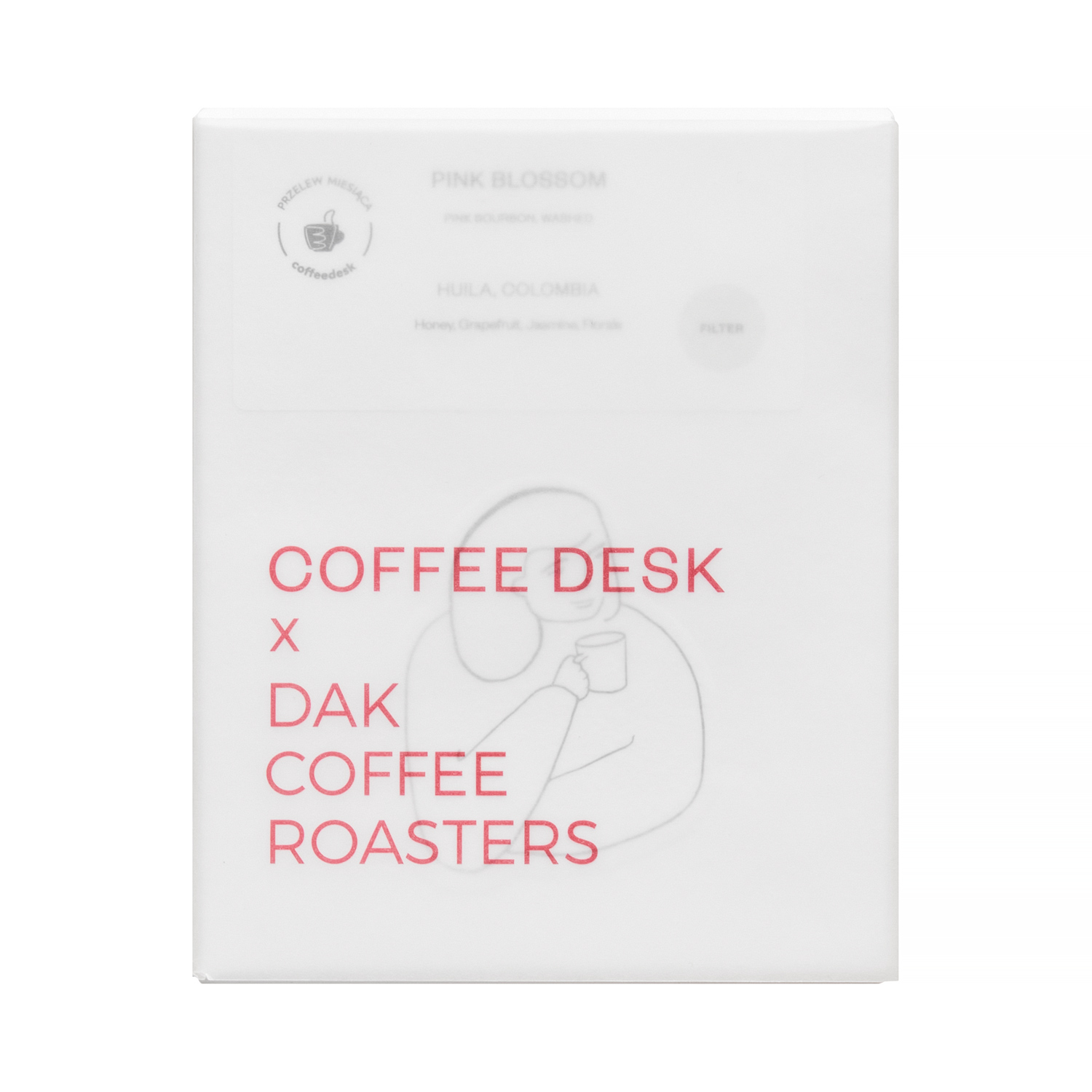 DAK Coffee Roasters - Kolumbia Pink Blossom Washed Filter 250g