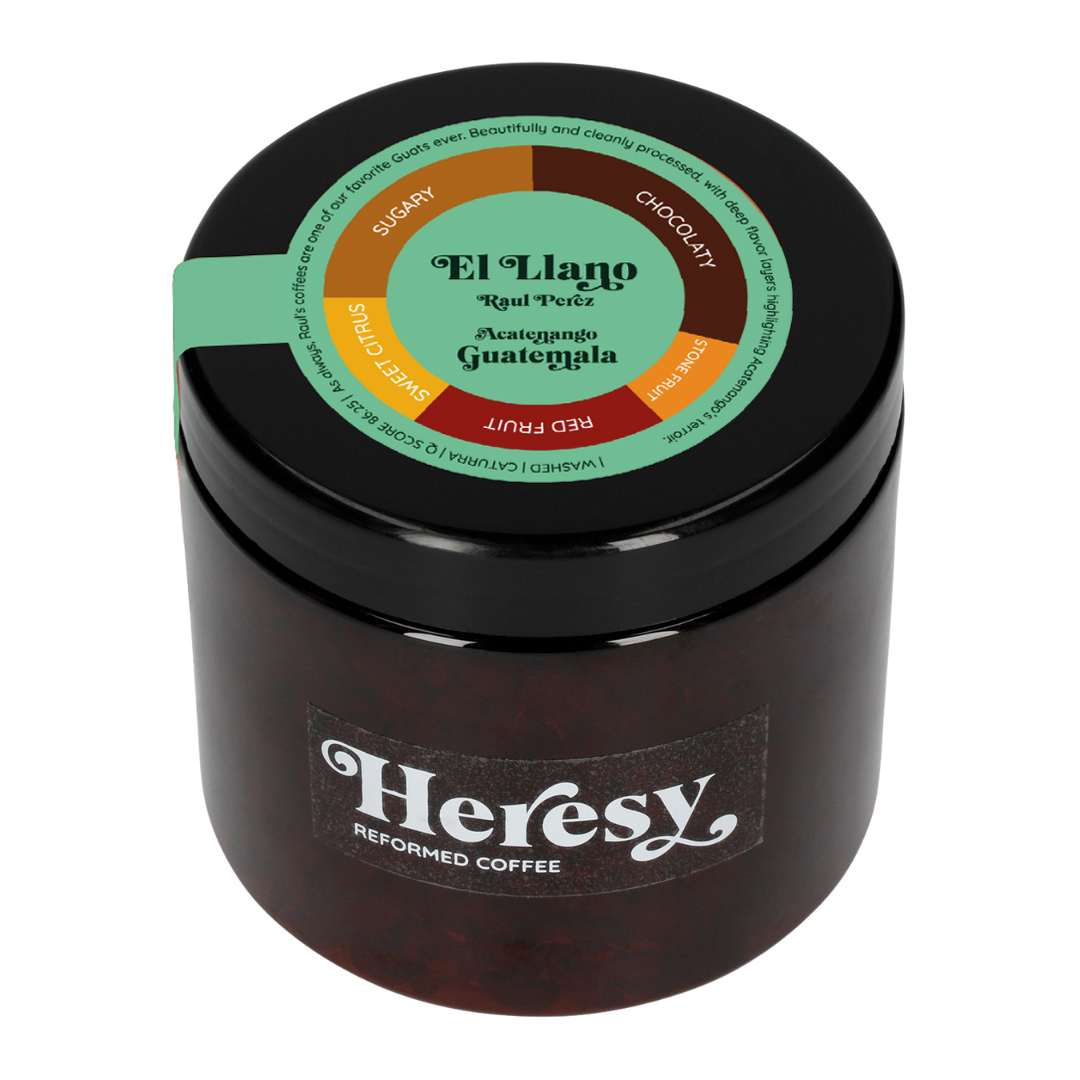 Heresy - kawa ziarnista Gwatemala El Llano Washed Caturra Filter 252 g