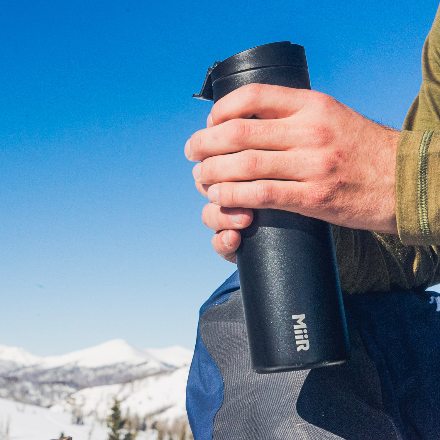 MiiR - Flip Traveler Tumbler Black 470ml