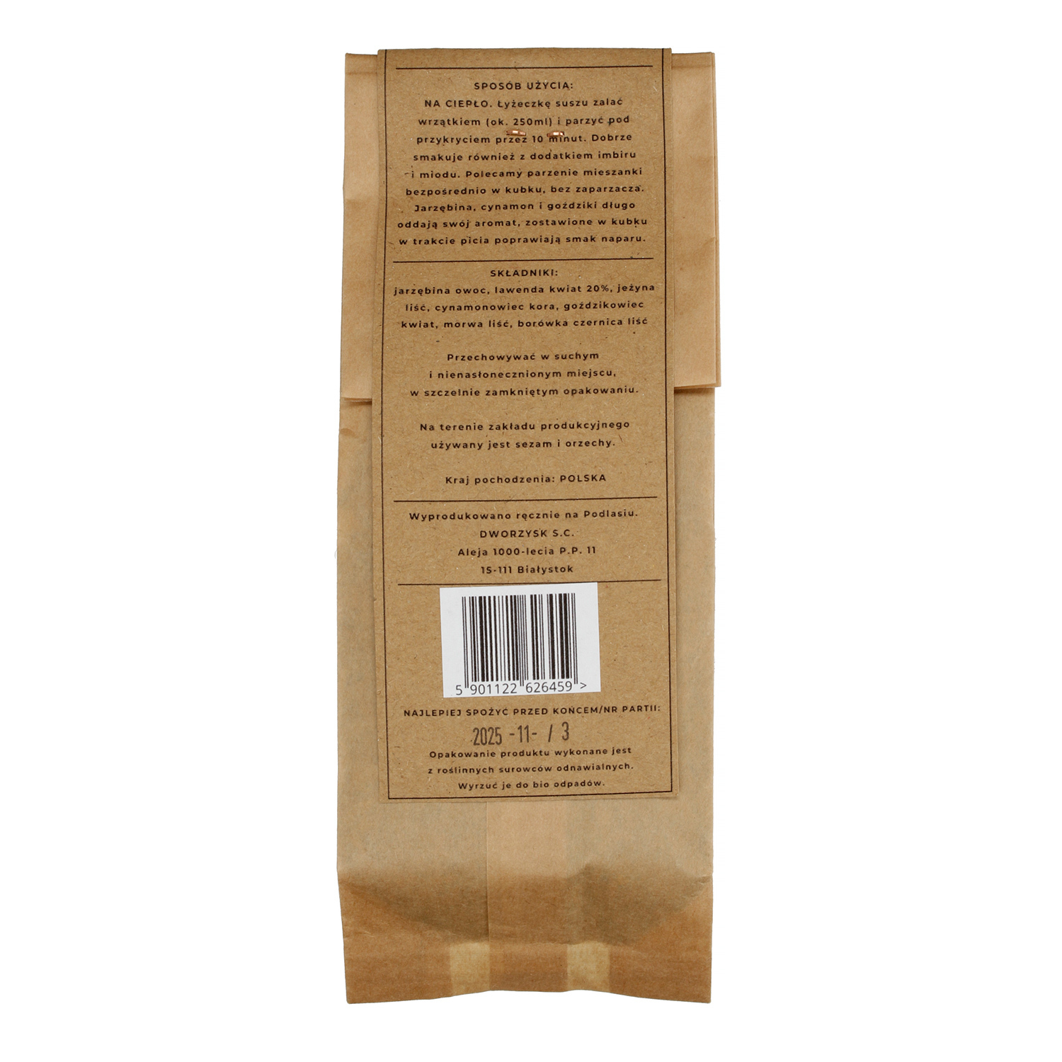 Dworzysk - Rozgrzej się - Loose tea 60g - Refill