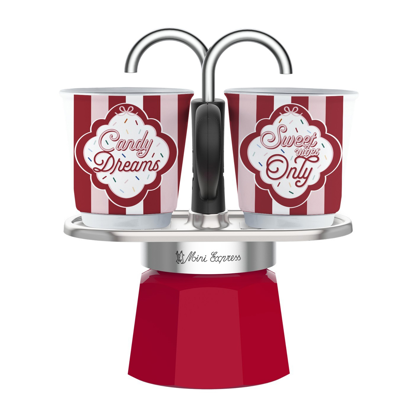 Bialetti - Mini express 2tz + 2 filiżanki Candyland
