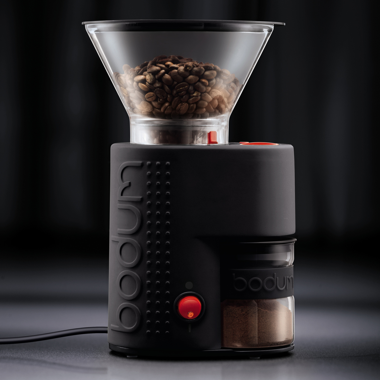 Bodum - Młynek automatyczny Bistro Black guma