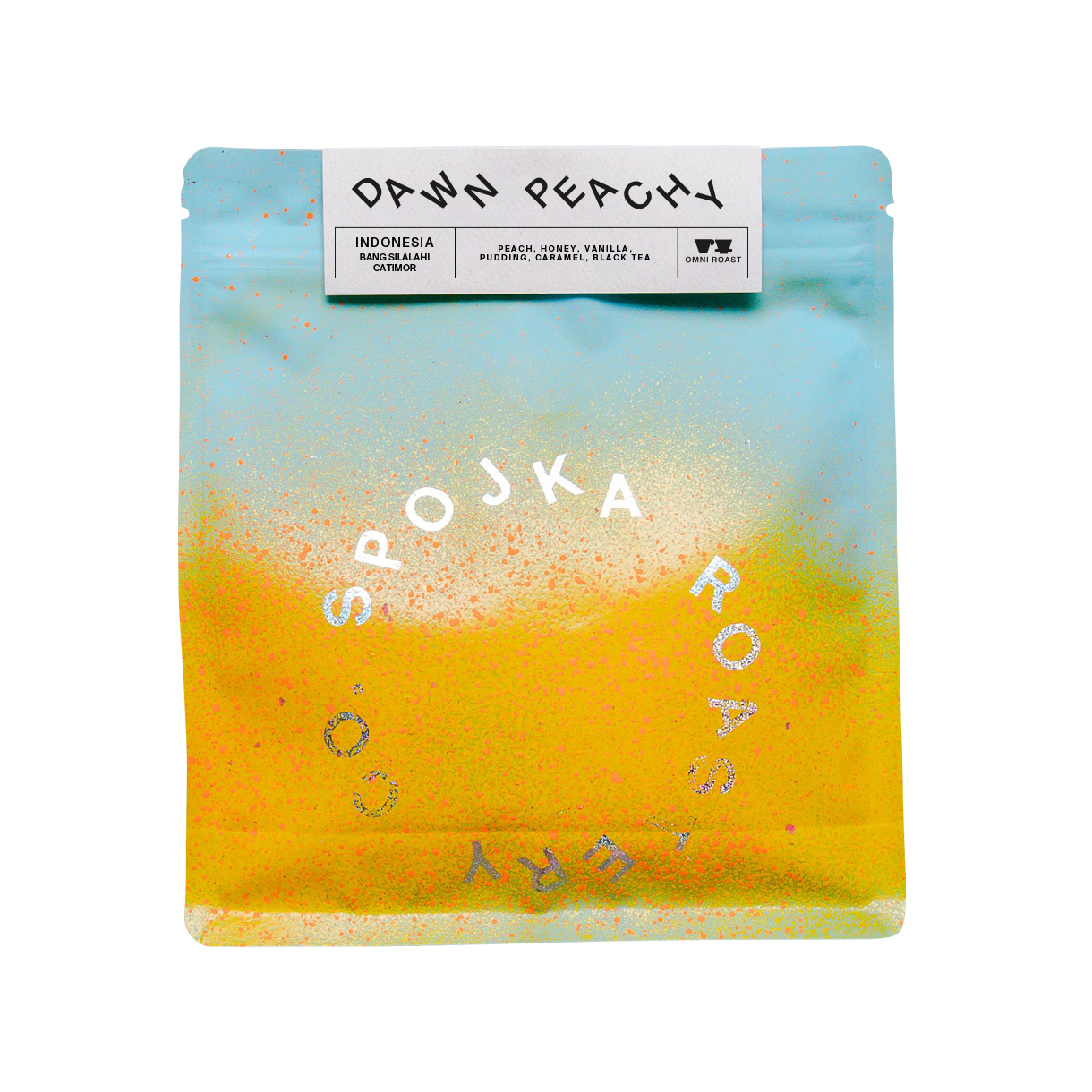 Spojka - kawa ziarnista Indonezja Dawn Peachy Anaerobic Washed Processing With Fruit Enzymes Omniroast 200 g