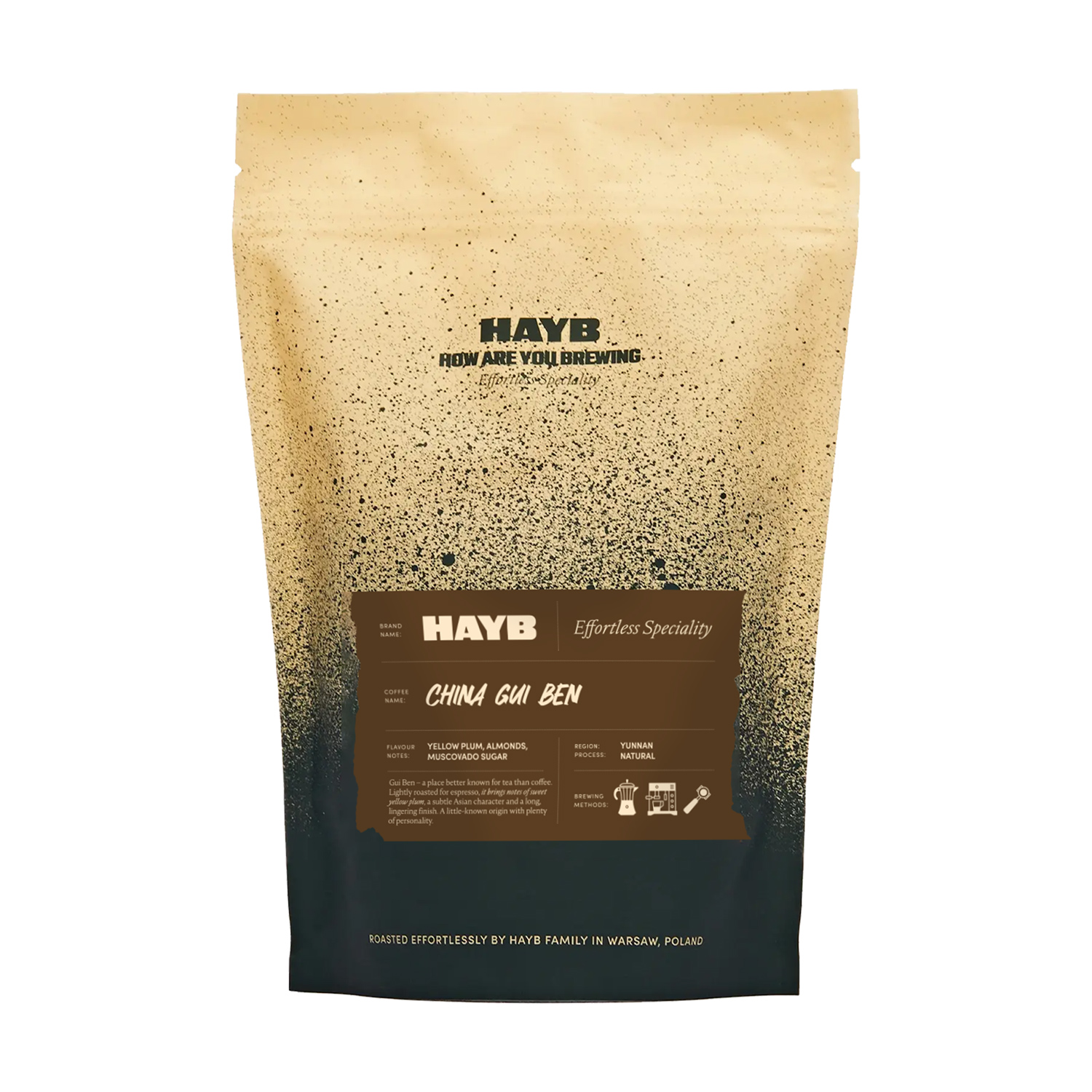 HAYB - kawa ziarnista Chiny Gui Ben Natural Espresso 250 g