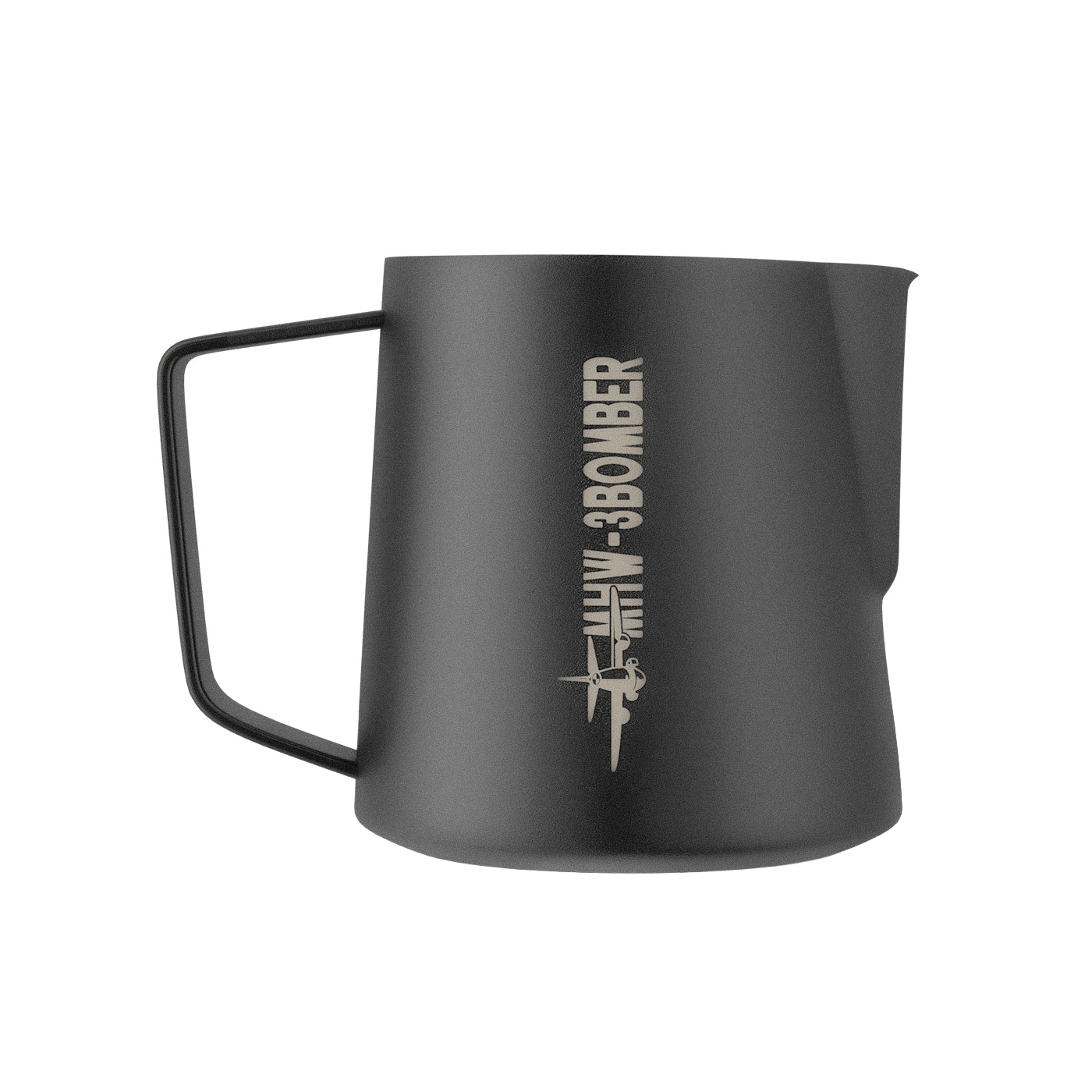 MHW-3BOMBER - Dzbanek do spieniania mleka 5.0 stal nierdzewna czarny mat 600 ml 