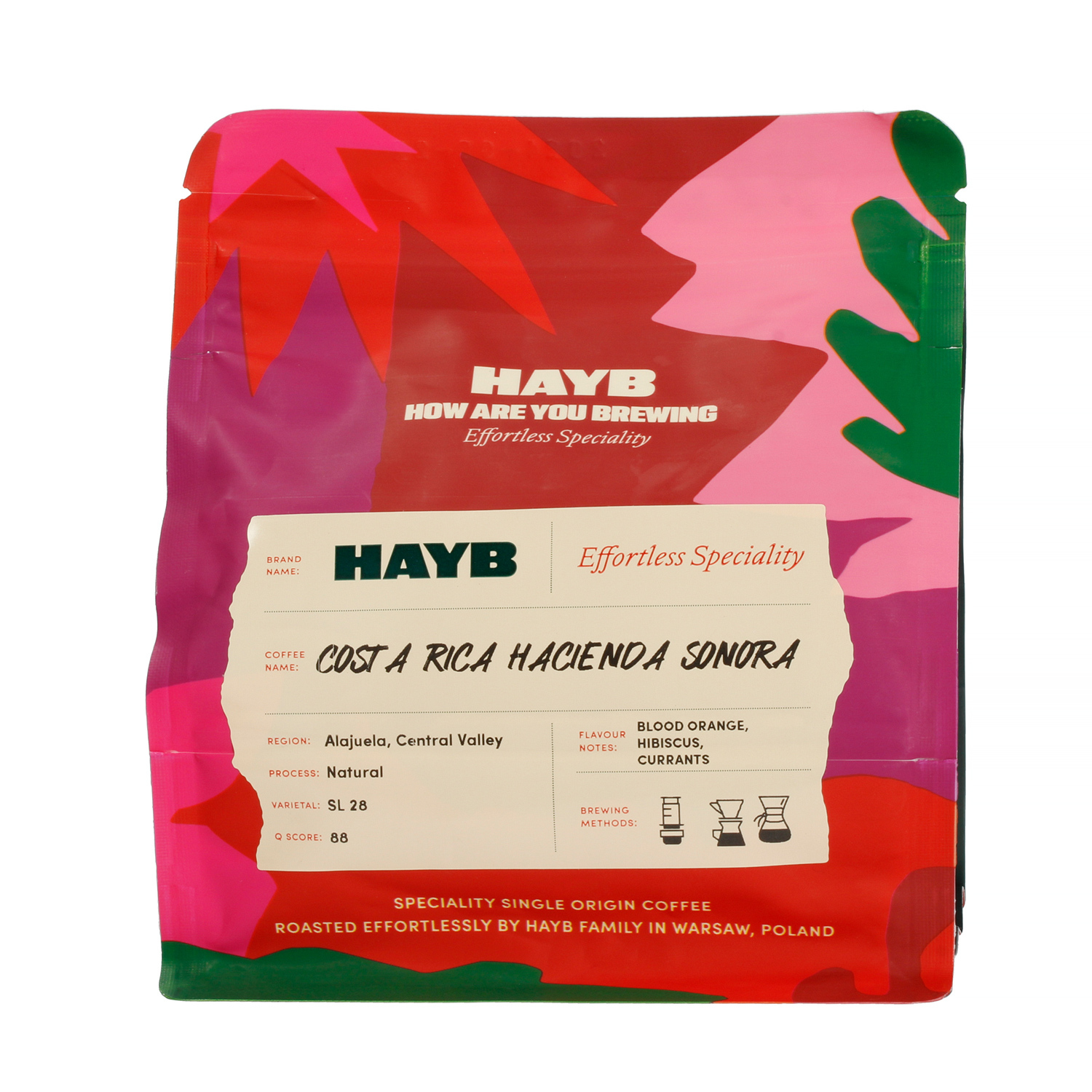 HAYB - Kostaryka Hacienda Sonora Natural Filter 250g (outlet)