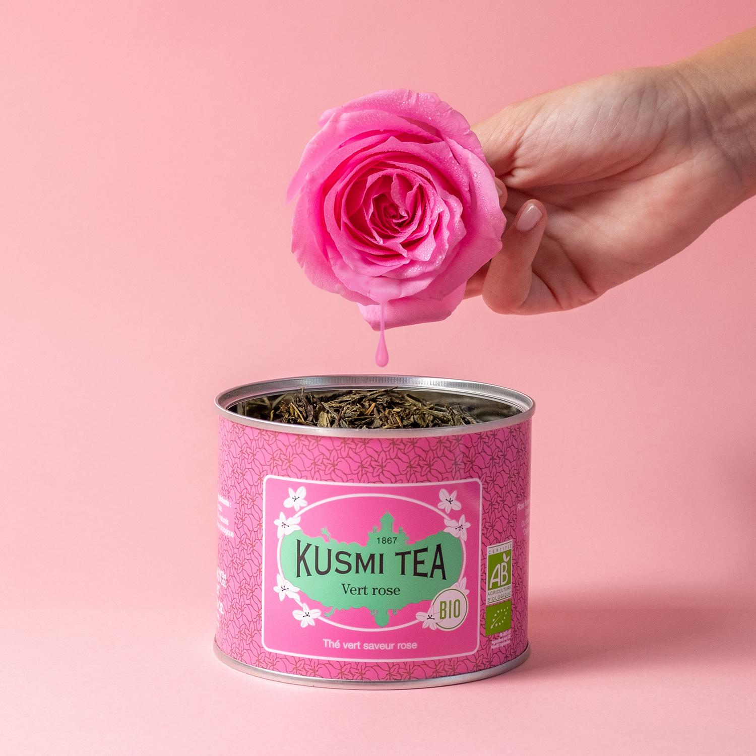 Kusmi Tea - Green Rose Bio - Loose Tea 100g