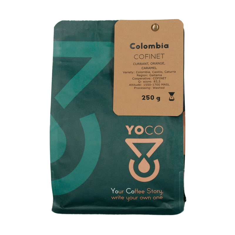 YOCO - Kolumbia Cofinet Washed Filter 250g