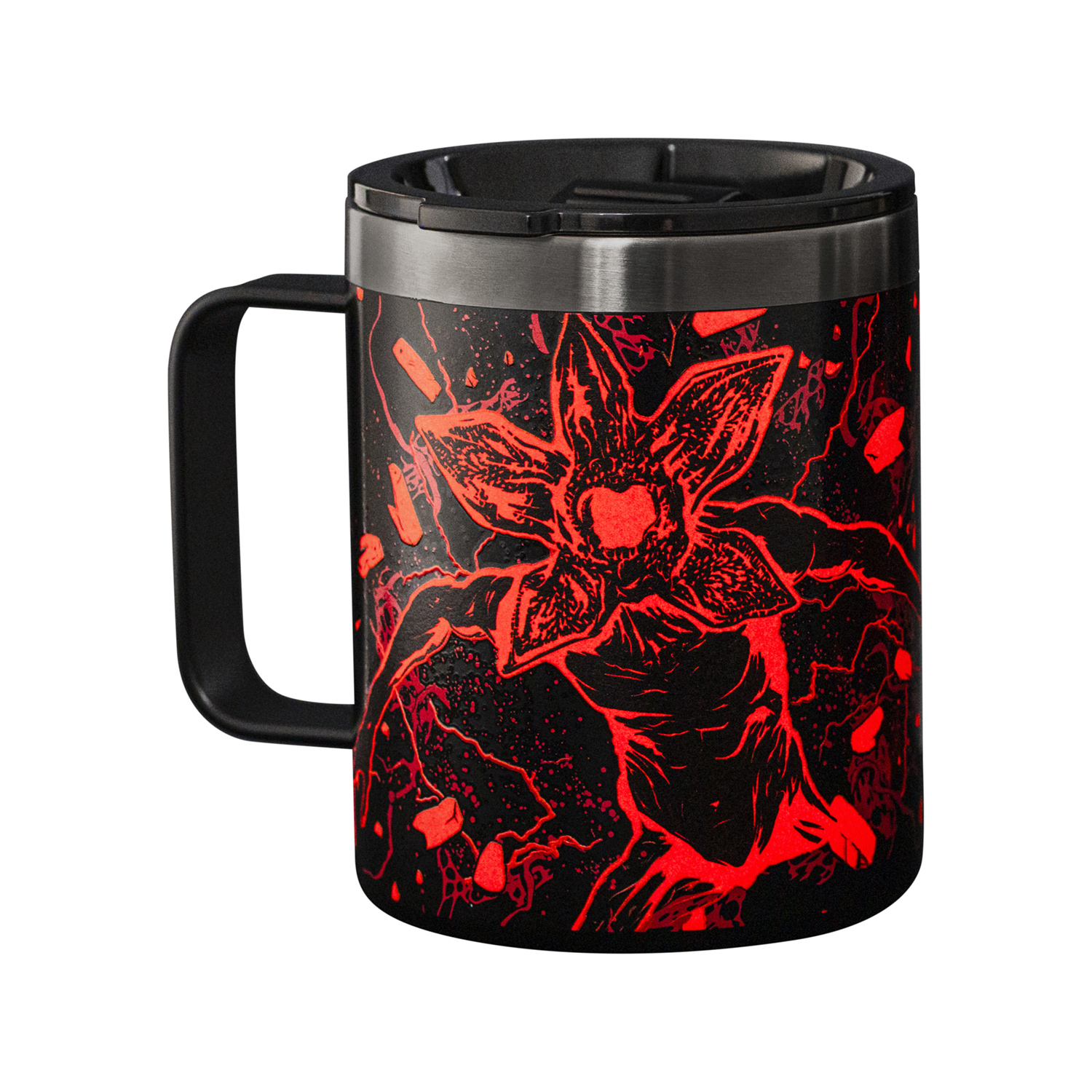 Bialetti - Kubek termiczny z uchwytem Stranger Things 420ml - świecący w ciemności
