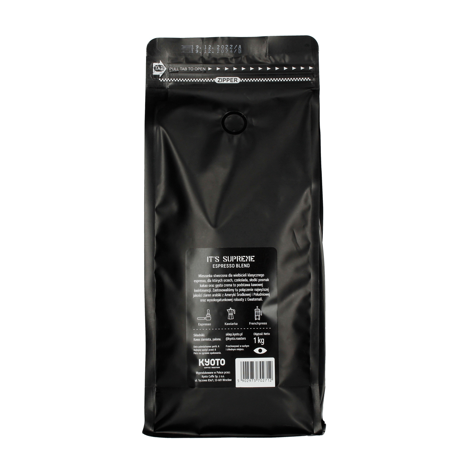 KYOTO - It's Supreme Espresso Blend 1kg