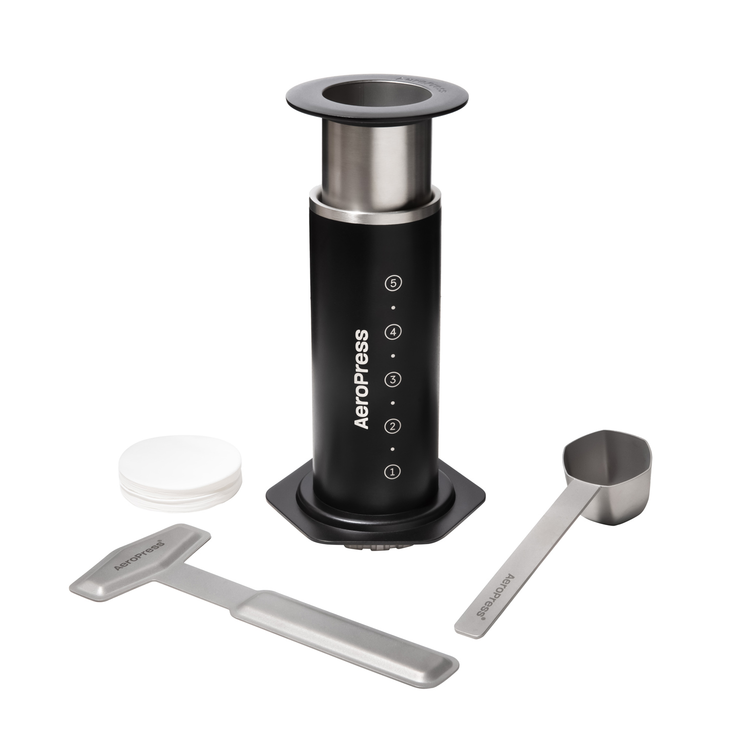 Aeropress - Zaparzacz do kawy Steel czarny