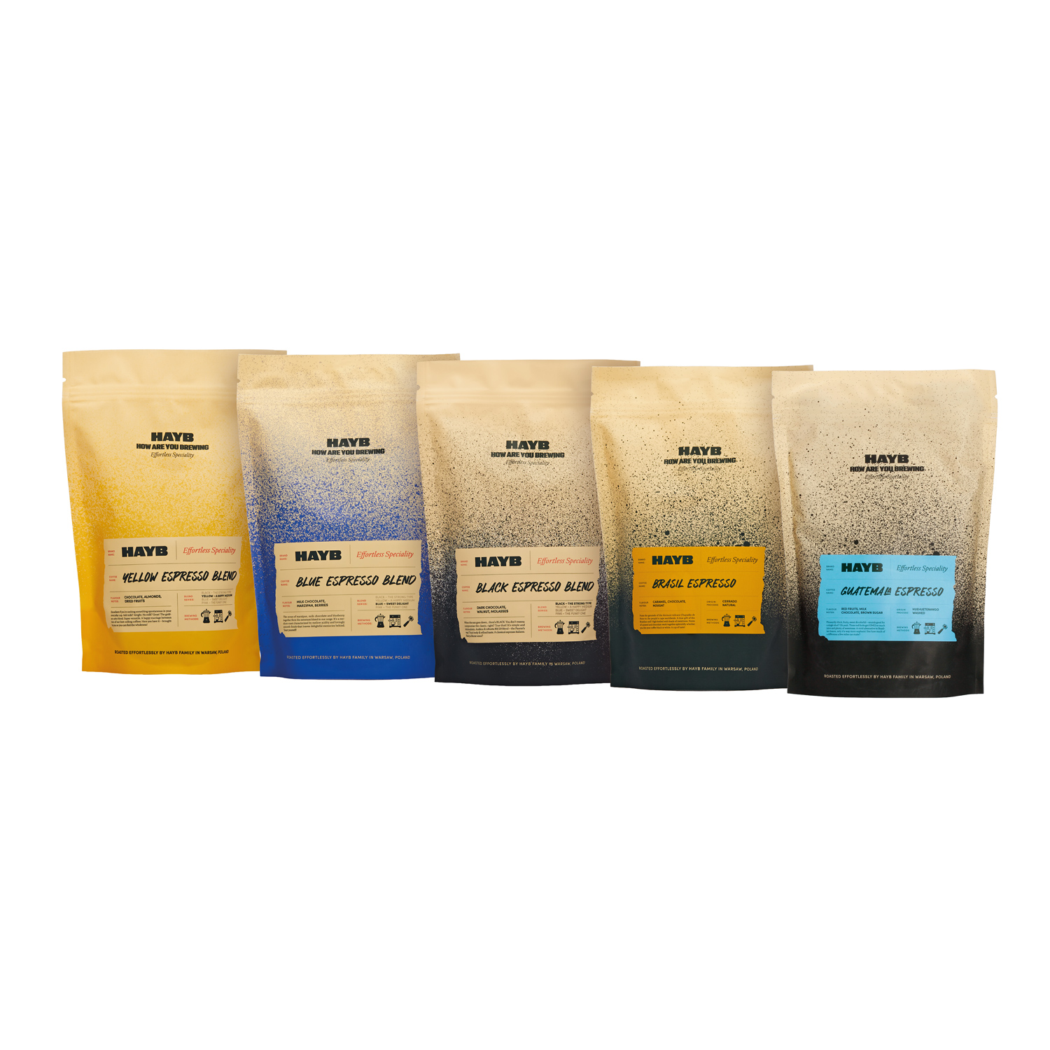 HAYB - Espresso Starter Pack 5 x 250g