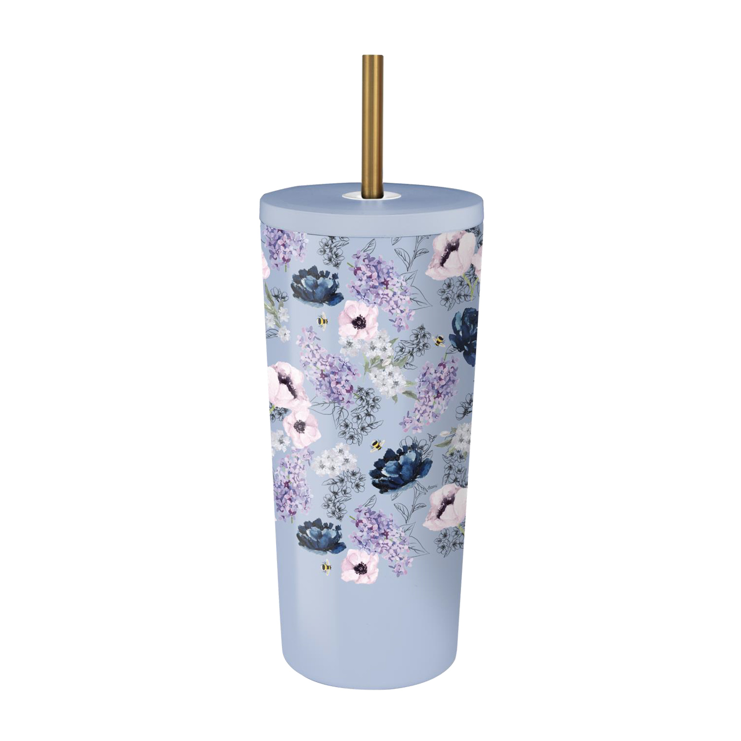 BIaletti - Insulated Bottle with Straw Bridgerton 600 ml