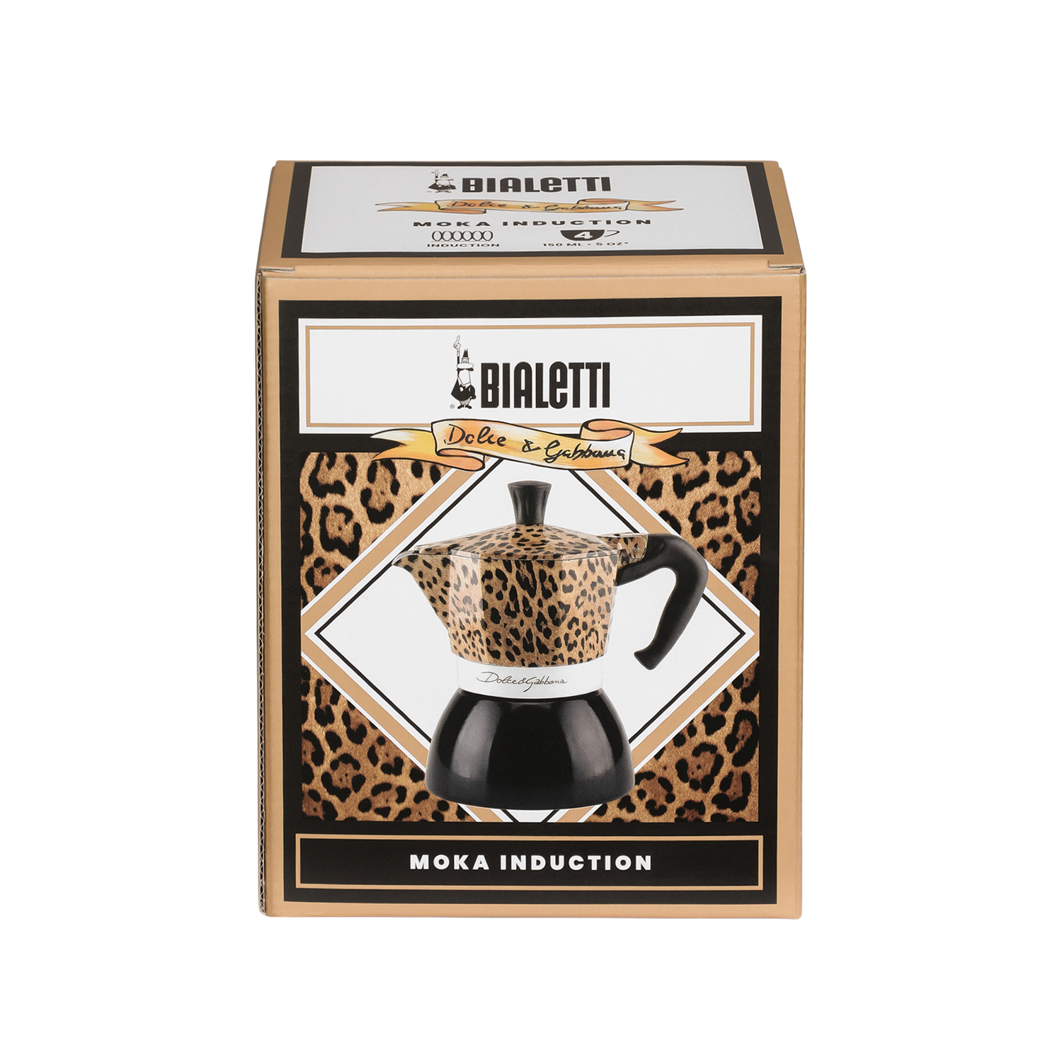 Bialetti Dolce & Gabbana - kawiarka Moka Induction Leopardo 4tz