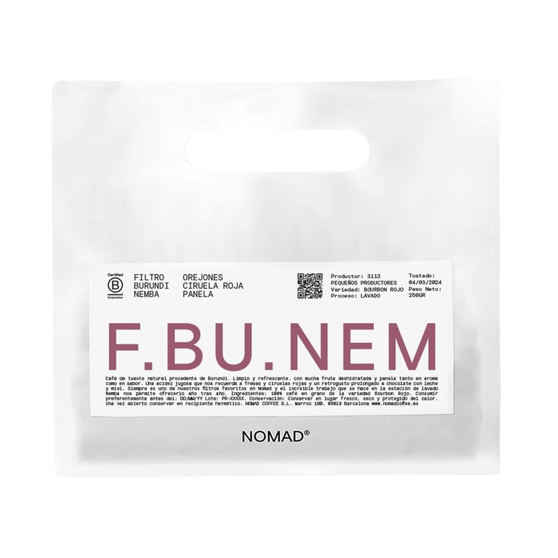 Nomad Coffee - Burundi Nemba Filter 250g