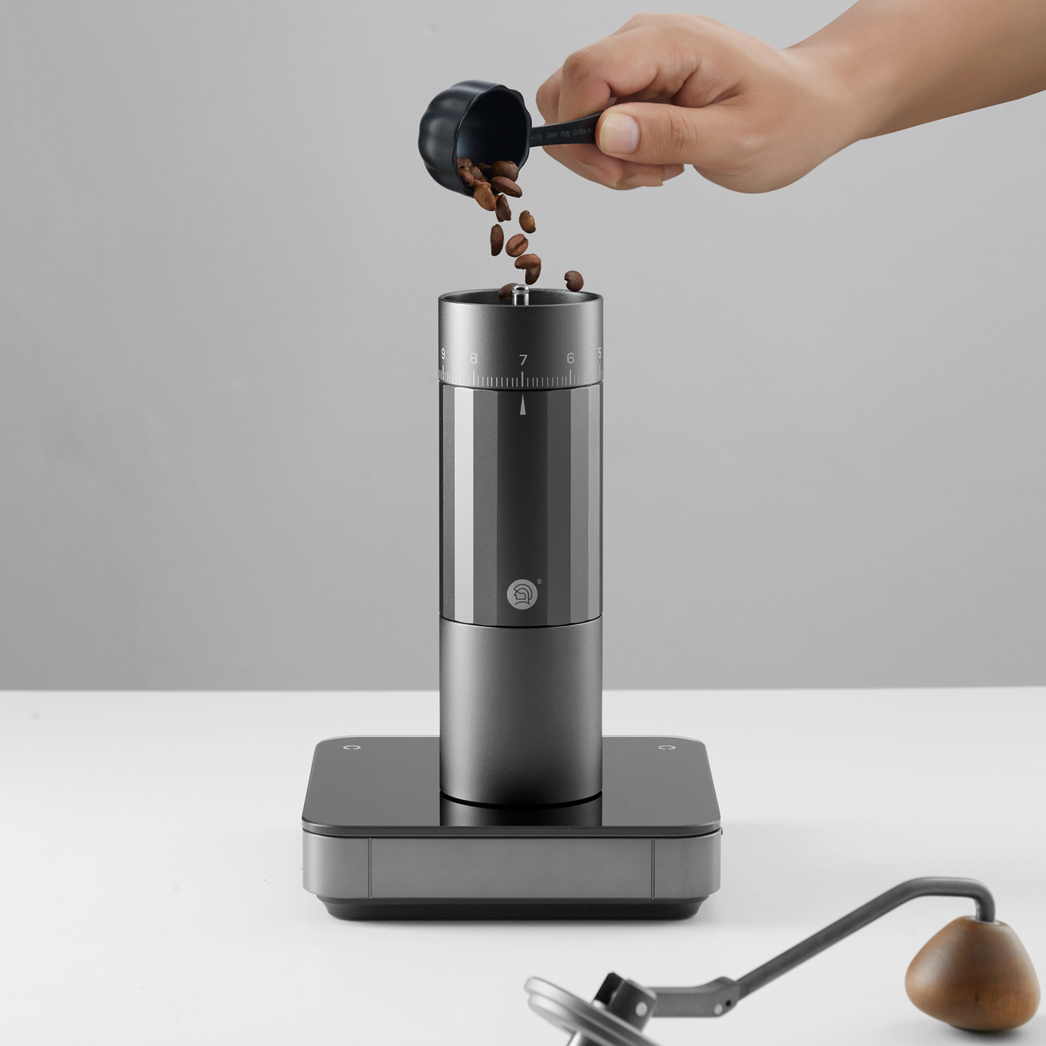 zeroHero - Z5 X-Fold - Młynek ręczny - Szary