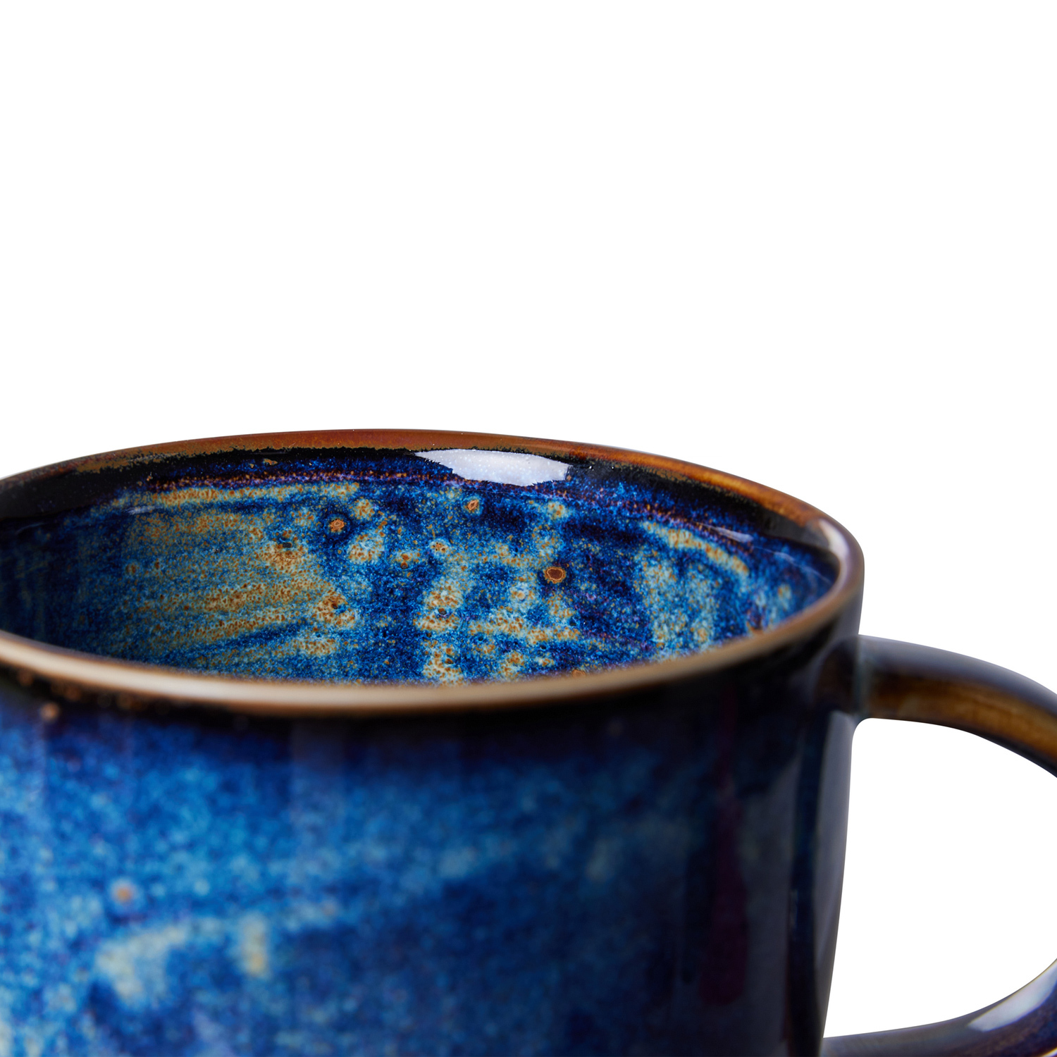 HKliving - Chef Ceramics Mug Rustic Blue 320ml