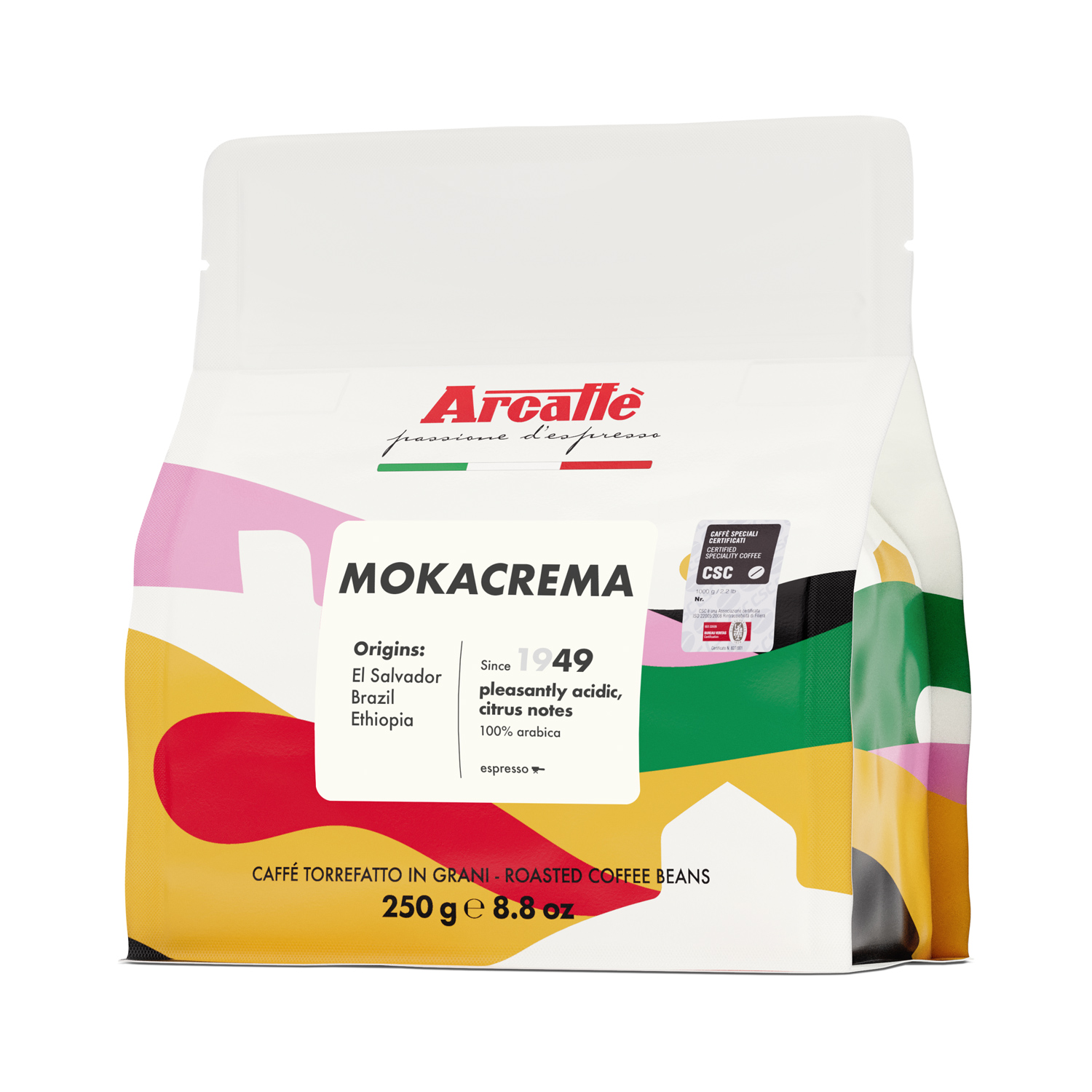 Arcaffe - kawa ziarnista Mokacrema Espresso 250 g