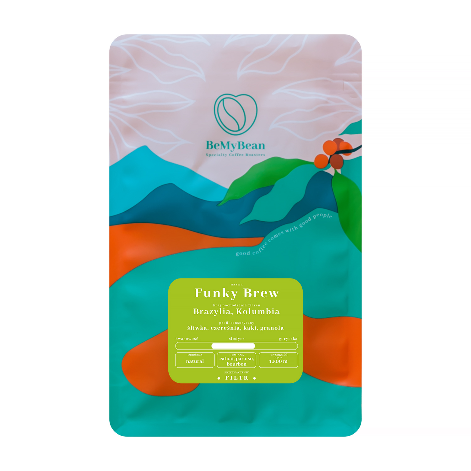 BeMyBean - Funky Brew Blend Natural Filter 1kg
