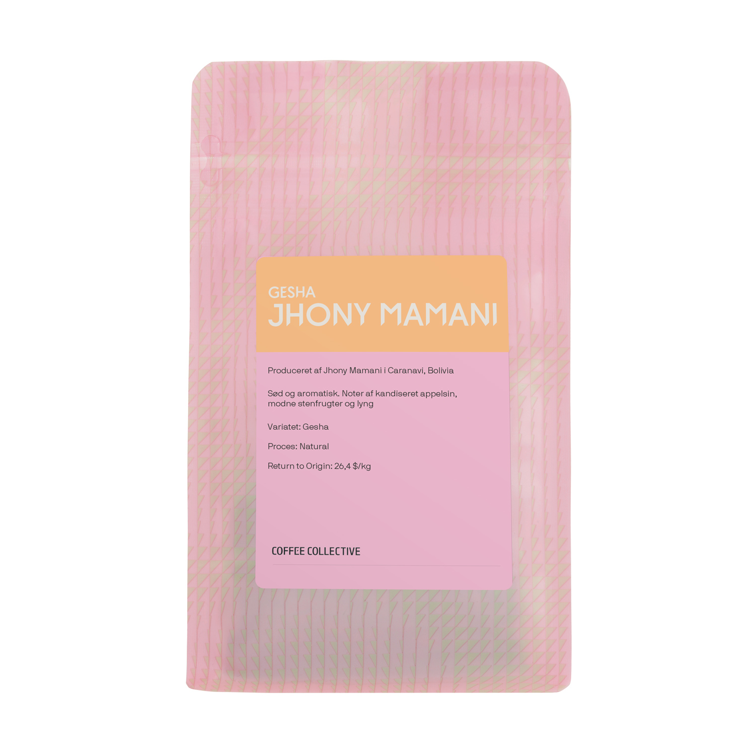 The Coffee Collective - kawa ziarnista Boliwia Jhony Mamani Gesha Natural Filter 200 g