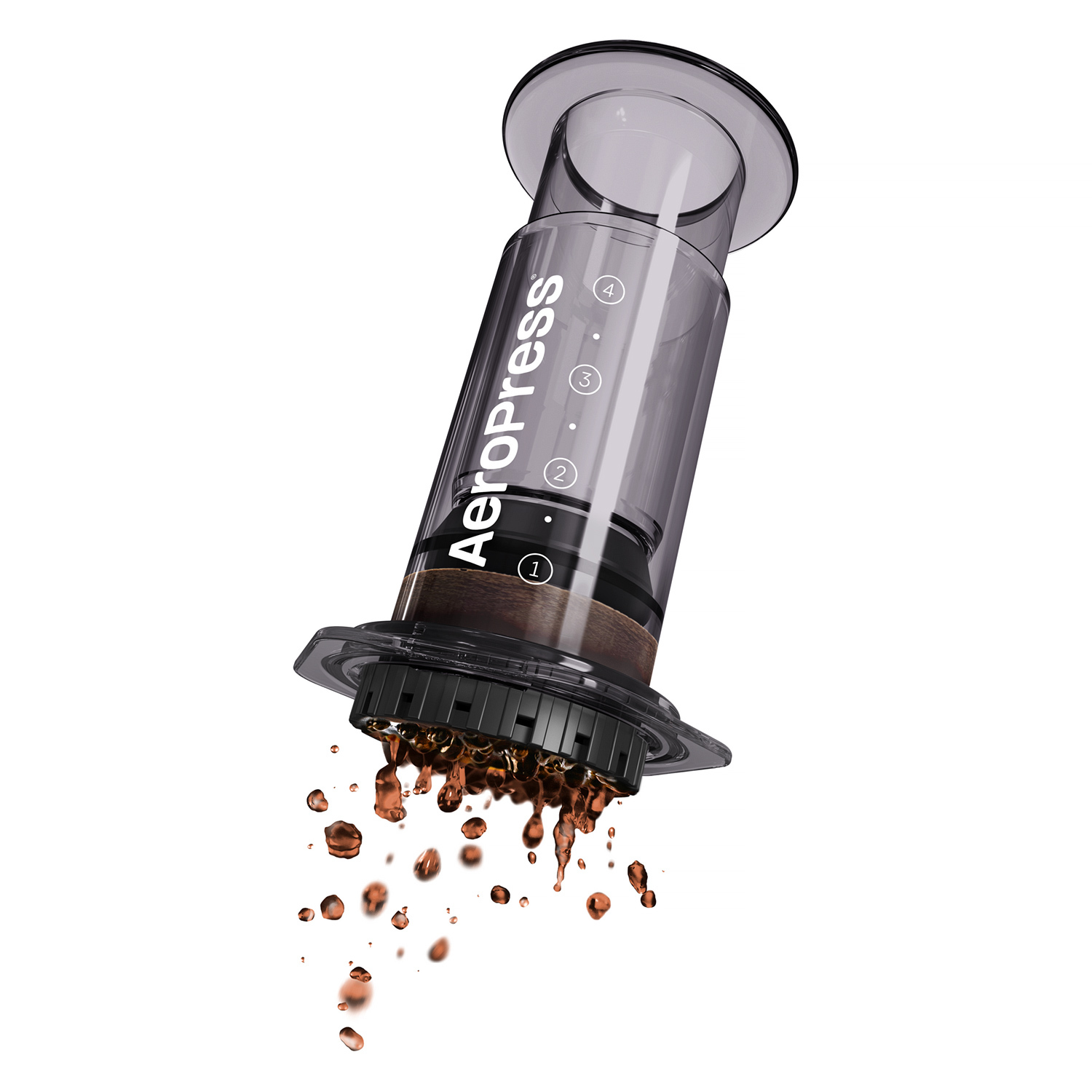 AeroPress Clear Black - Zaparzacz do kawy czarny