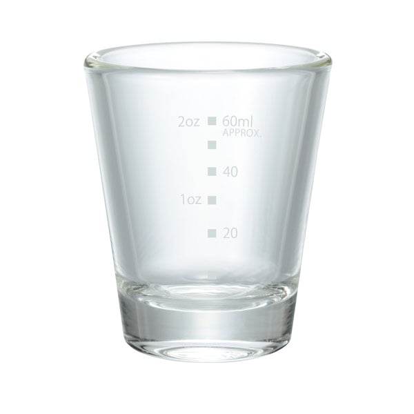 [2 Pack] Espresso Measuring Shot Glasses for Baristas or Home Use -  Dishwasher Safe Espresso Shot Glasses 2oz