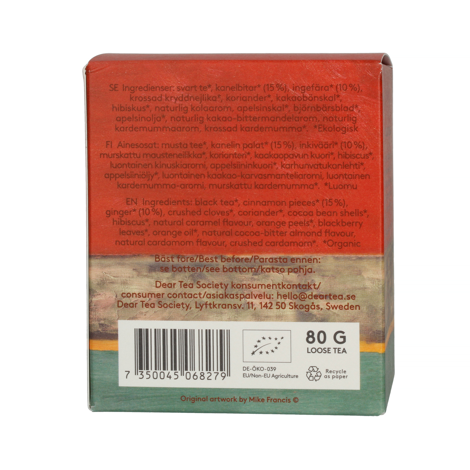 Dear Tea Society - Mulled Wine Santa - Herbata sypana 80g