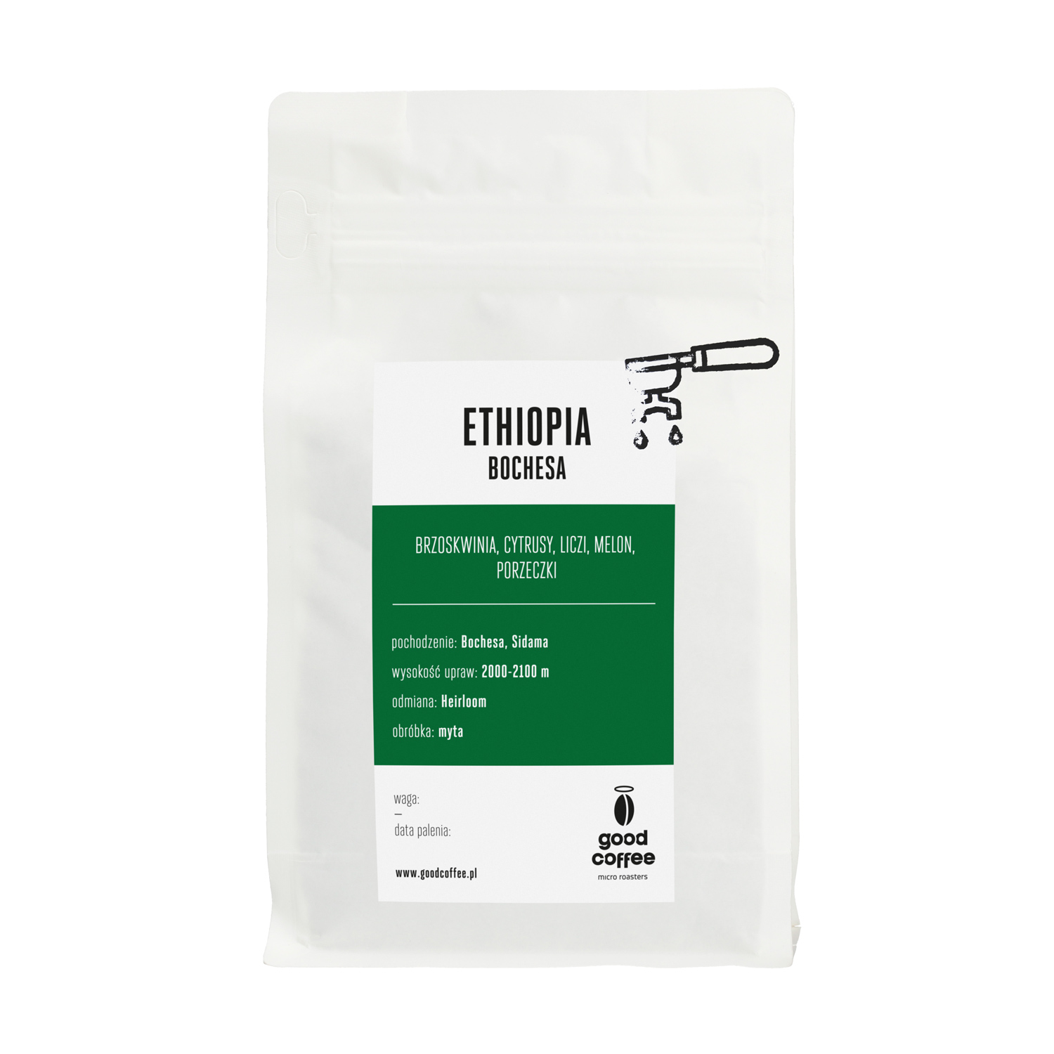 Good Coffee - kawa ziarnista Etiopia Bochesa Washed Filter 250 g