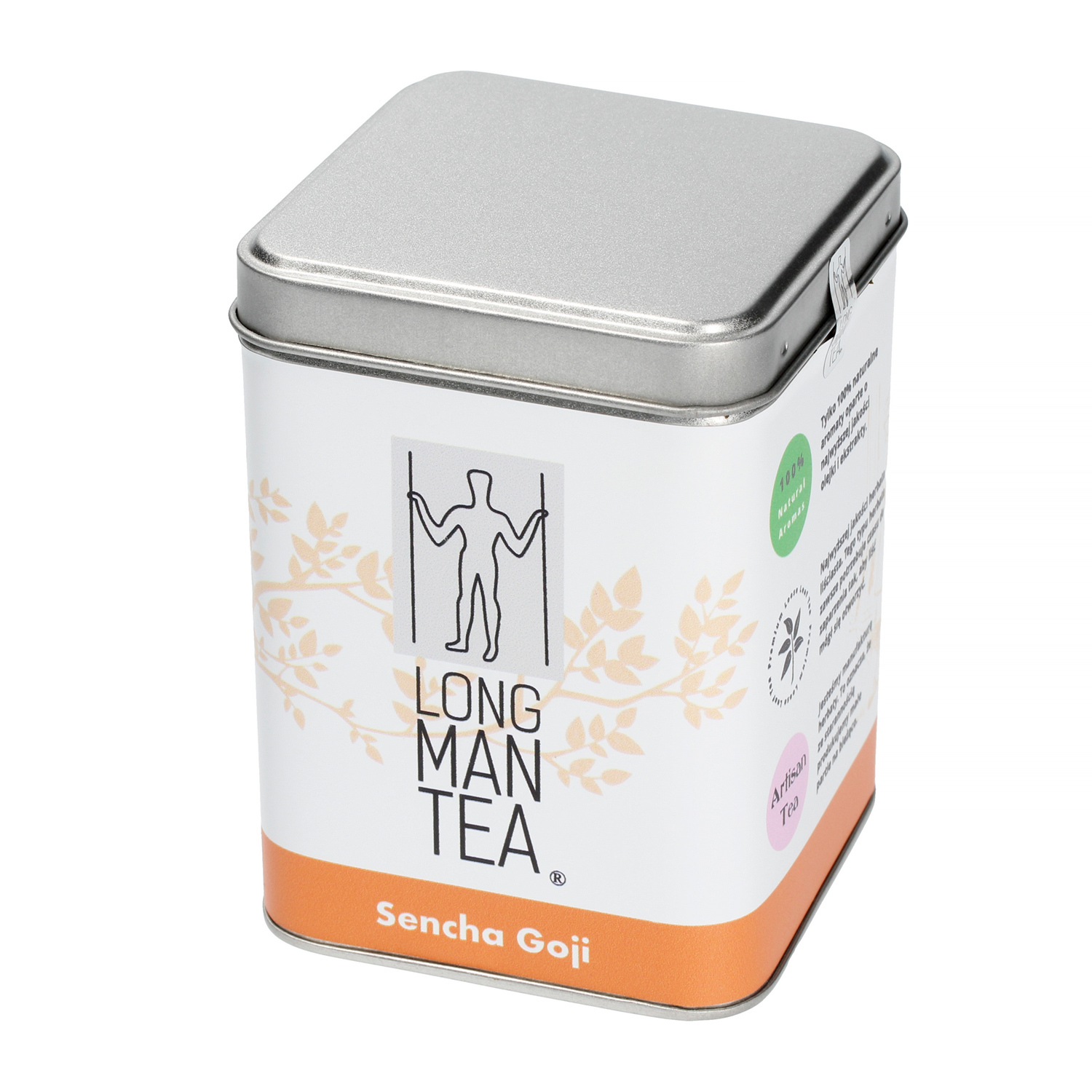 Long Man Tea - Sencha Goji - Herbata sypana - Puszka 120g