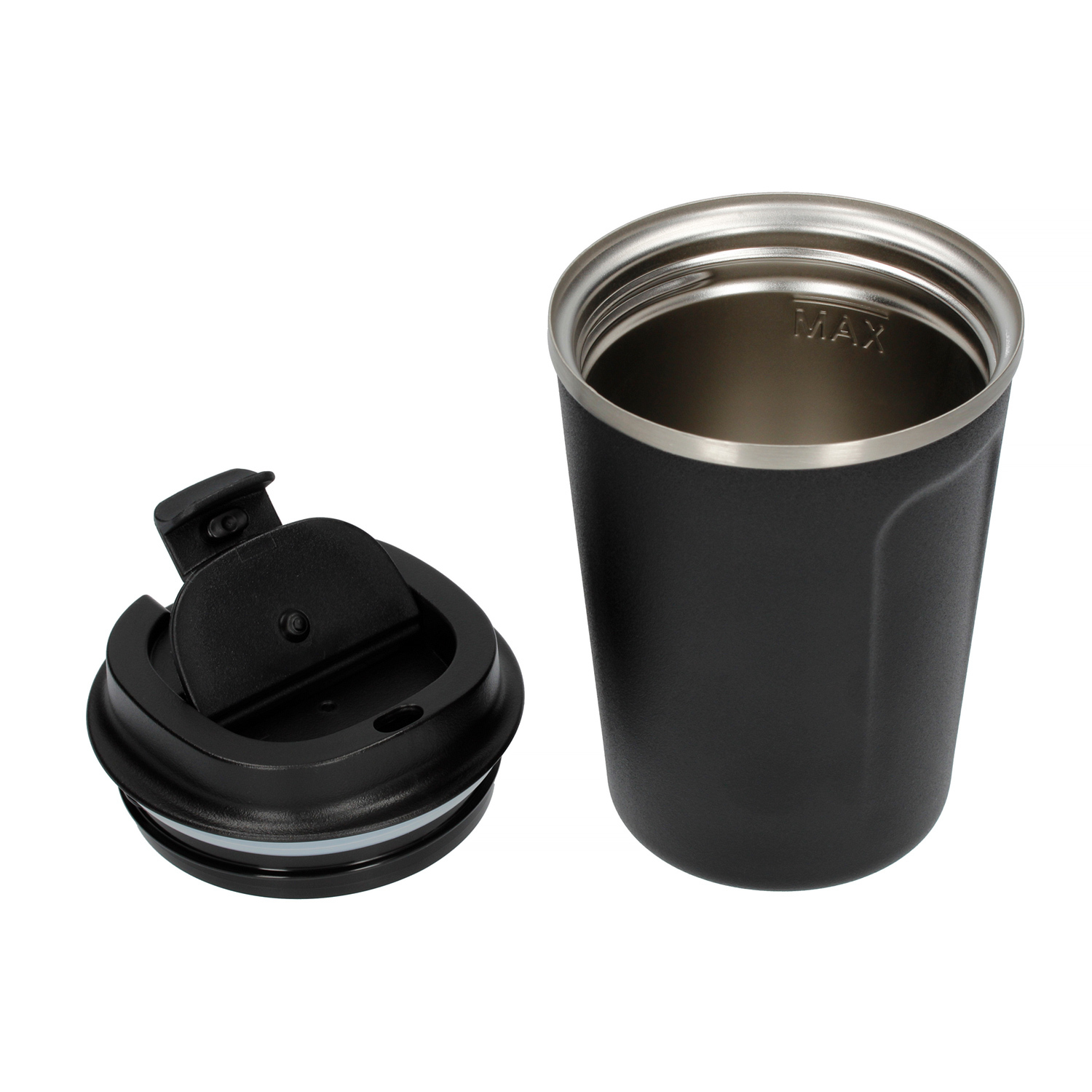 Asobu - Cafe Compact Black - 380 ml Travel Mug