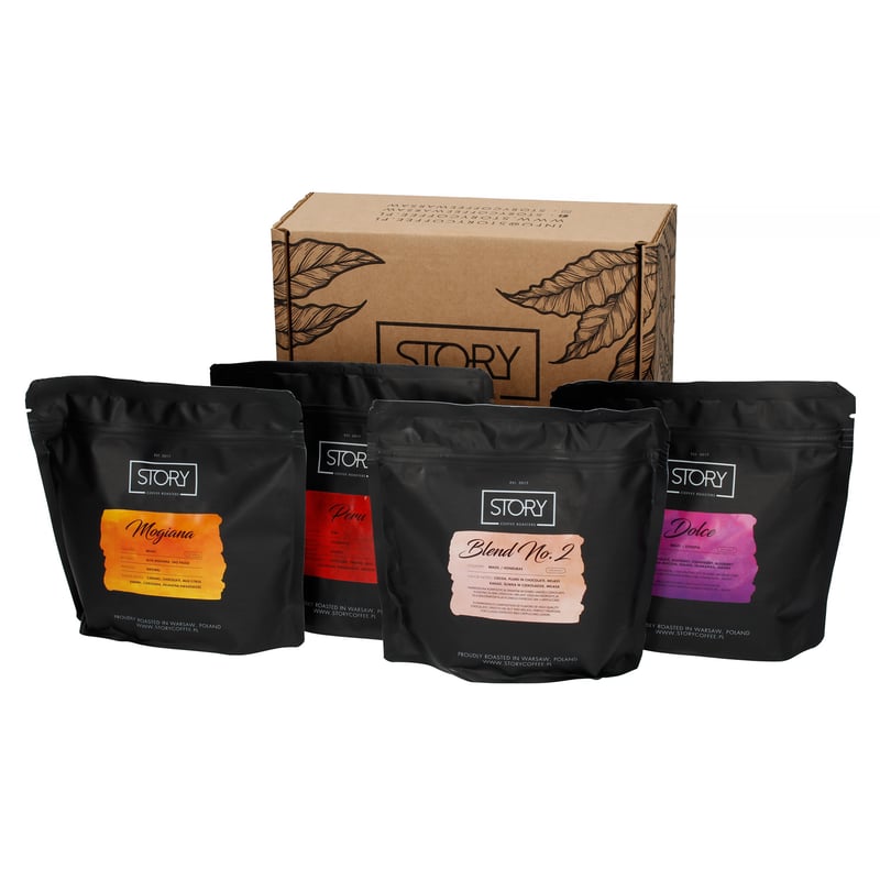 Story Coffee - Espresso Start Set 4 x 250g (outlet)