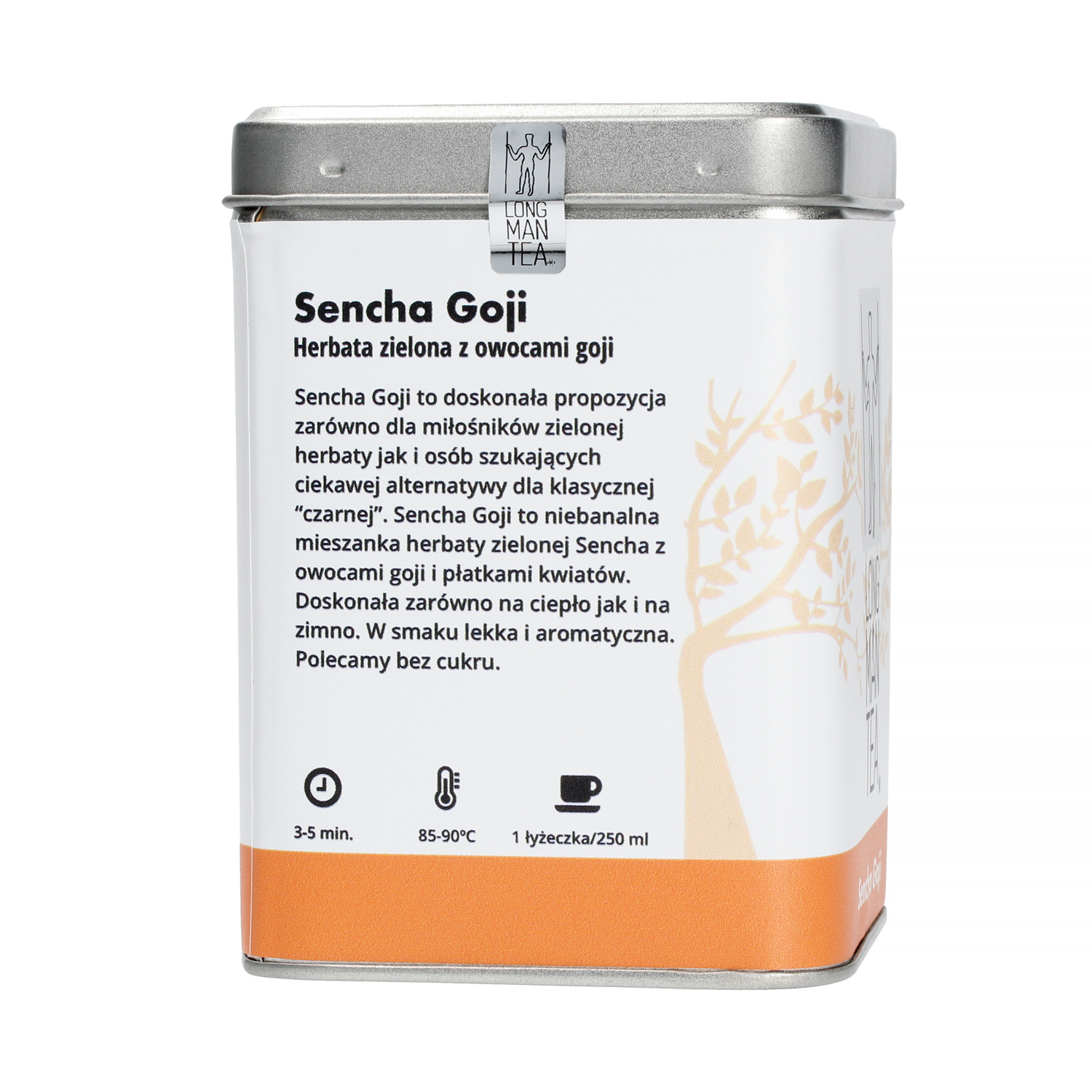 Long Man Tea - Sencha Goji - Herbata sypana - Puszka 120g