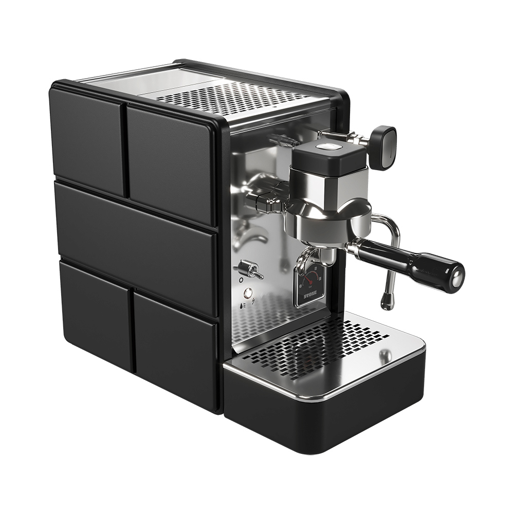 Stone - ekspres kolbowy Plus Black czarny