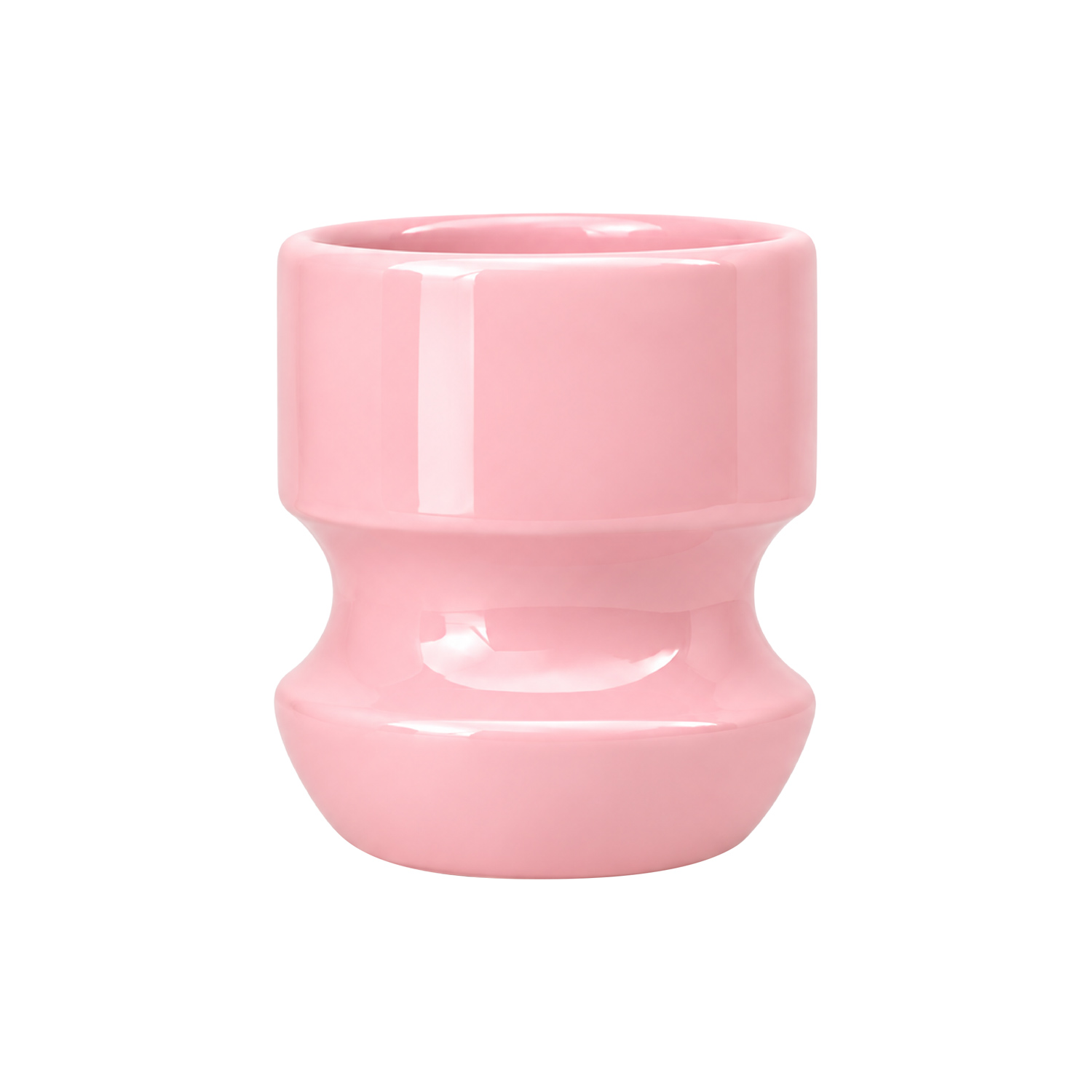 NOT.BAD - kubek ceramiczny BAD IDEA wklęsły różowy 350 ml