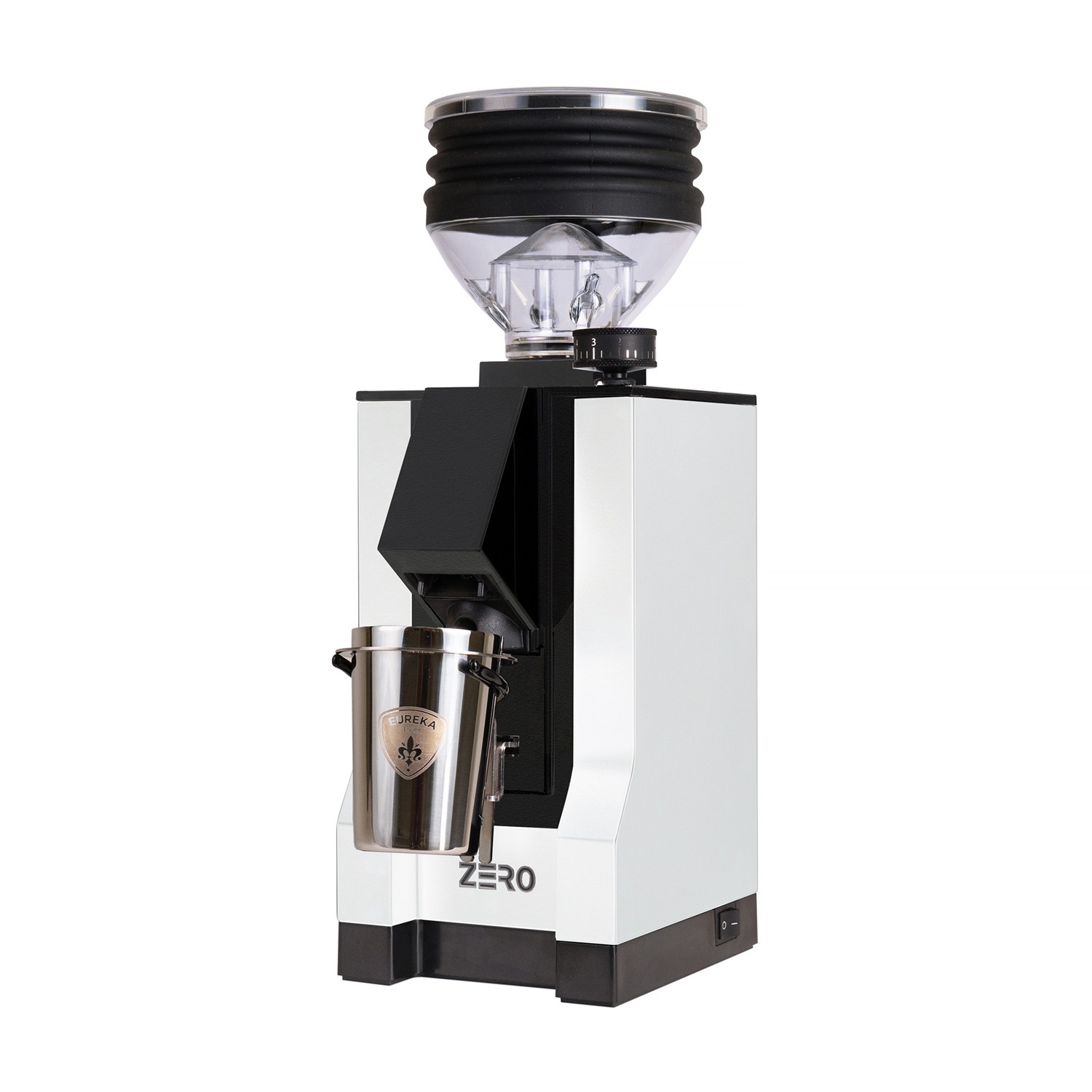 Eureka Mignon Zero Matt White 15BL Automatic Grinder