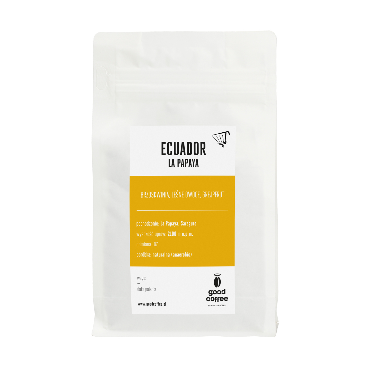 Good Coffee - kawa ziarnista Ekwador Finca la Papaya Washed Filter 250 g