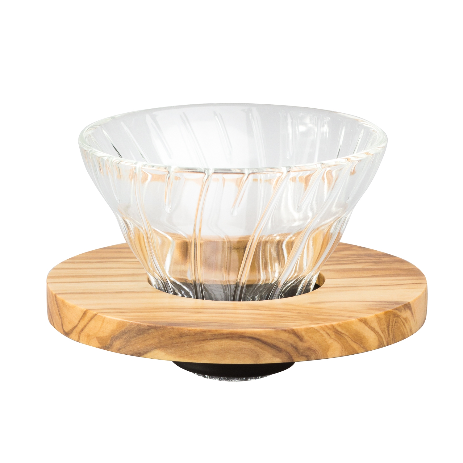 Hario szklany Drip V60-01 - Olive Wood