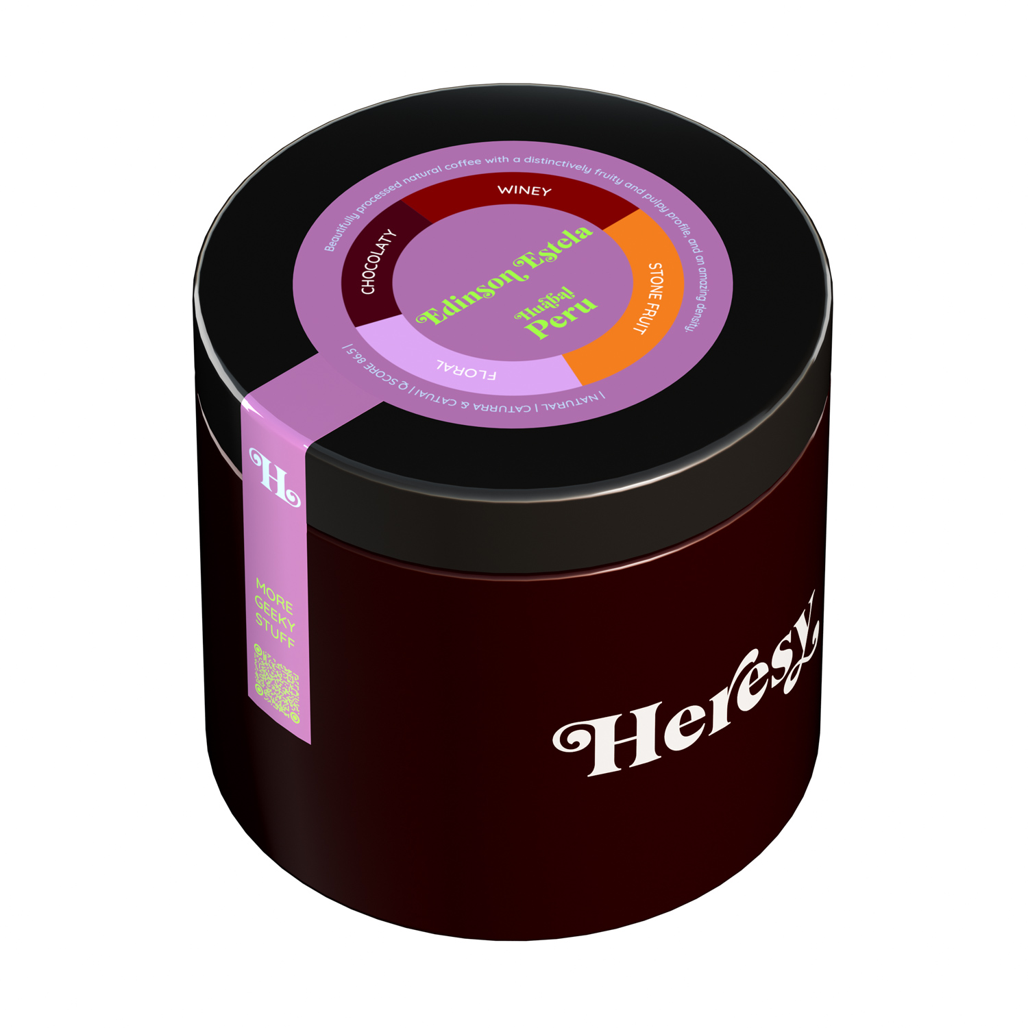 Heresy - kawa ziarnista Peru Edinson Estela Natural Filter 252 g