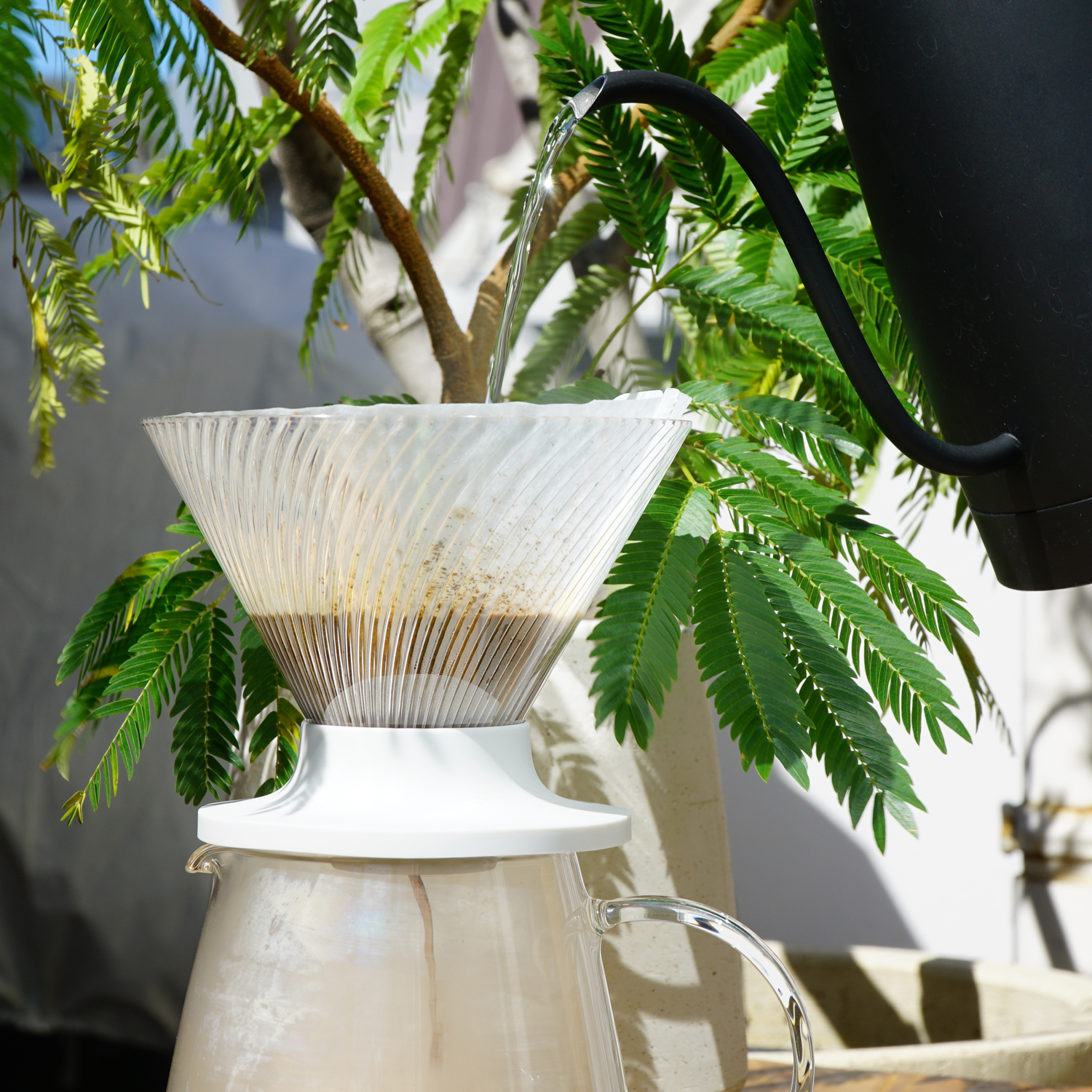 Hario - trytanowy drip NEO V60-02 - transparentny
