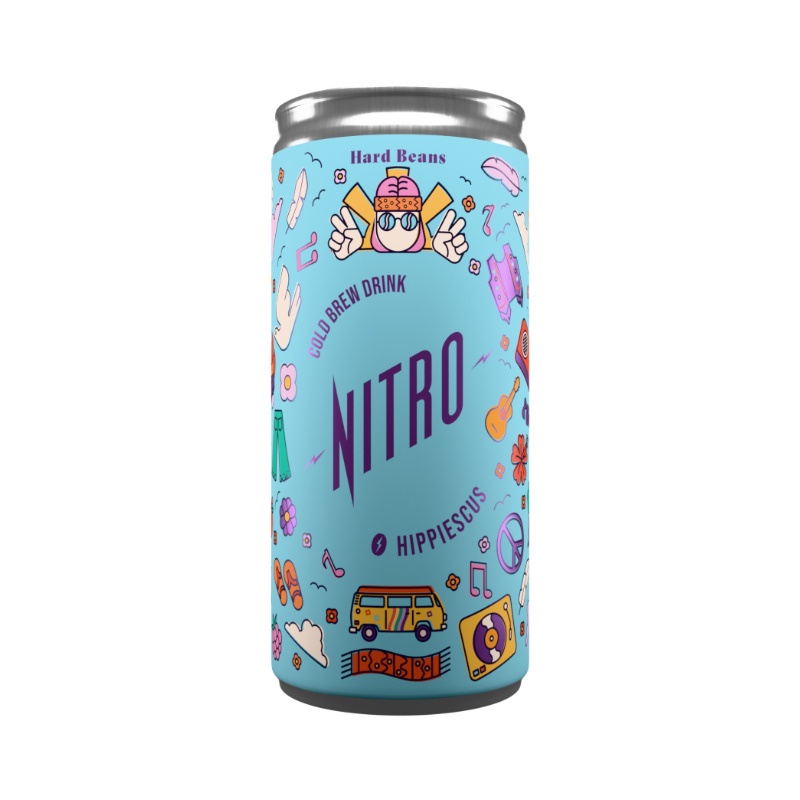 Hard Beans - Napój Nitro Cold Brew Hippiescus 200 ml